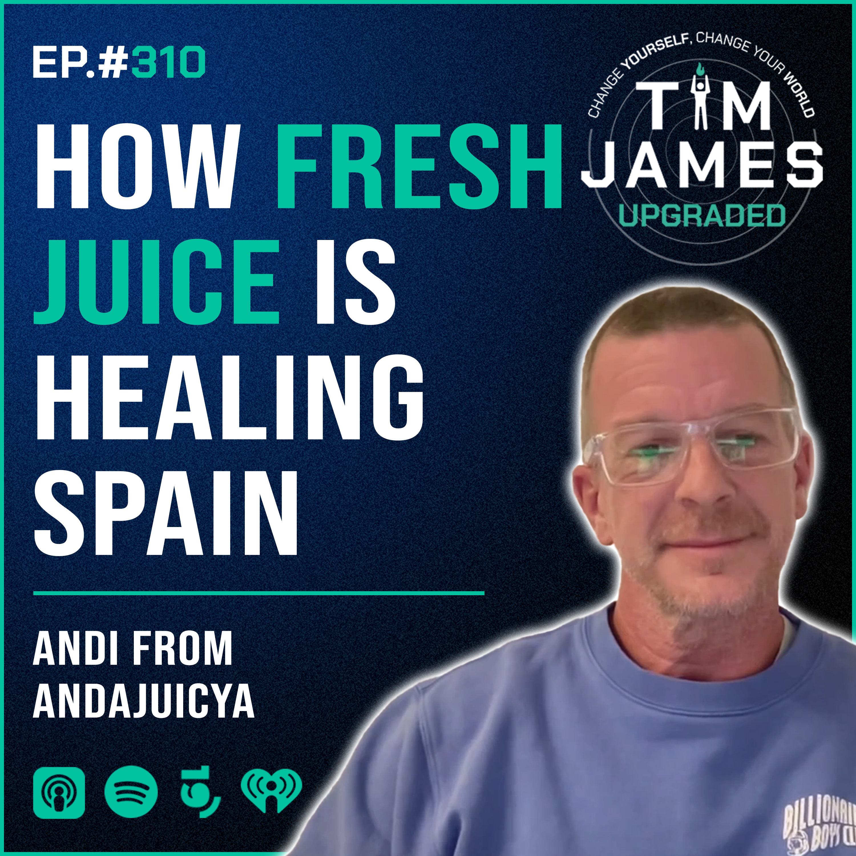 Episode #310 Andi from Andajuicya, How Fresh Juice is Healing Spain