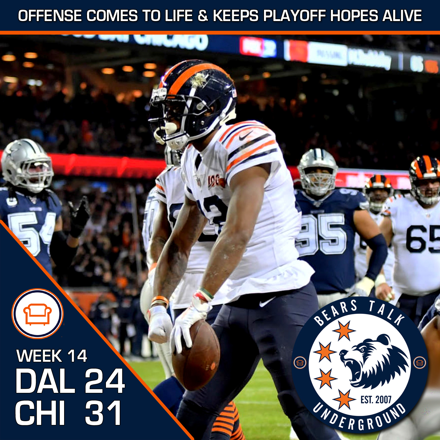 Week Fourteen Review - Trubisky Leads Bears to 3rd Straight Win episode artwork