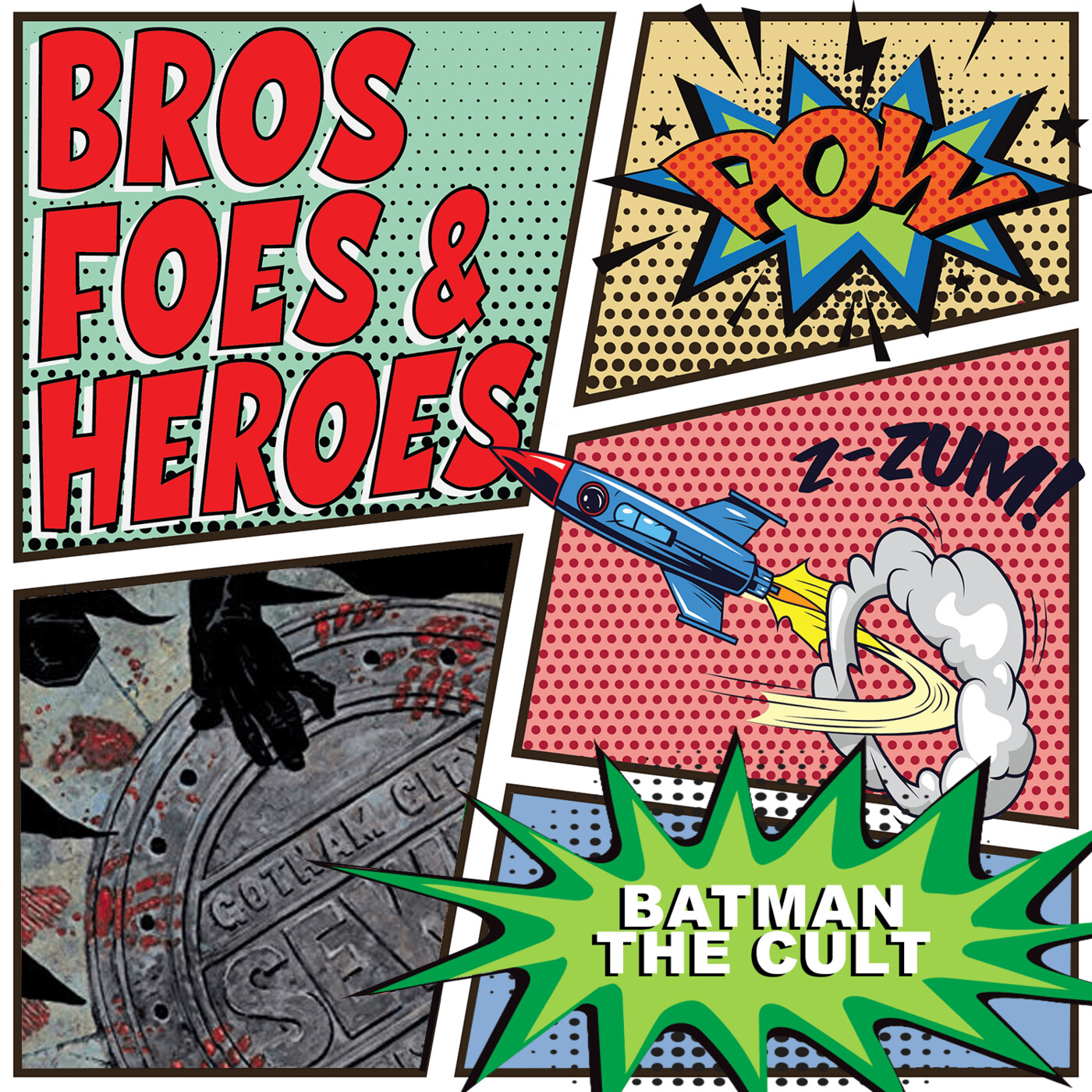 Batman The Cult episode artwork