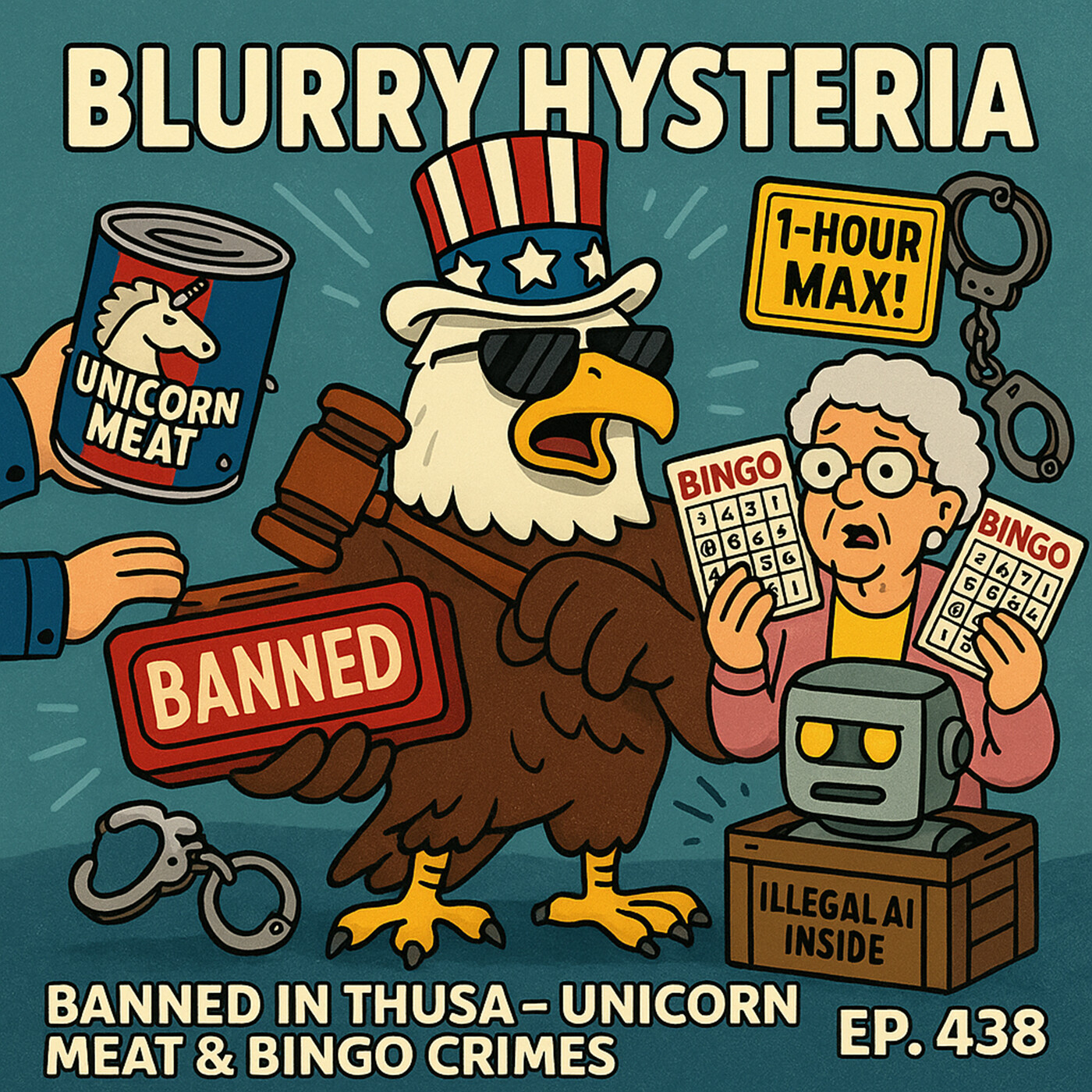 Blurry Hysteria: Banned in the USA – Unicorn Meat, Bingo Limits, and WTF Laws | 438 Blurry Hysteria: Banned in the USA – Unicorn Meat, Bingo Limits, and WTF Laws | 438