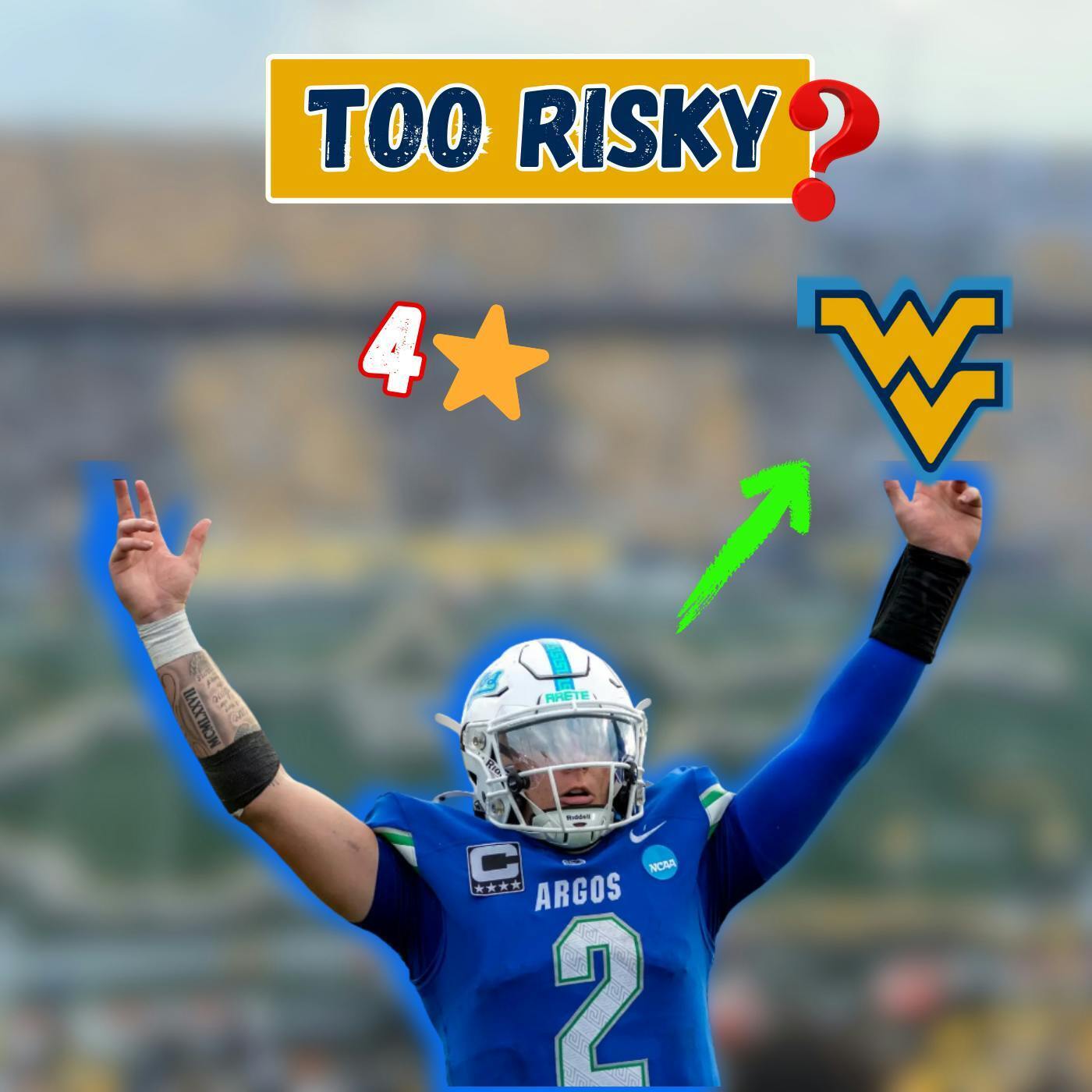WVU Football in the Mix for CONTROVERSIAL 4⭐️ Quarterback! episode artwork