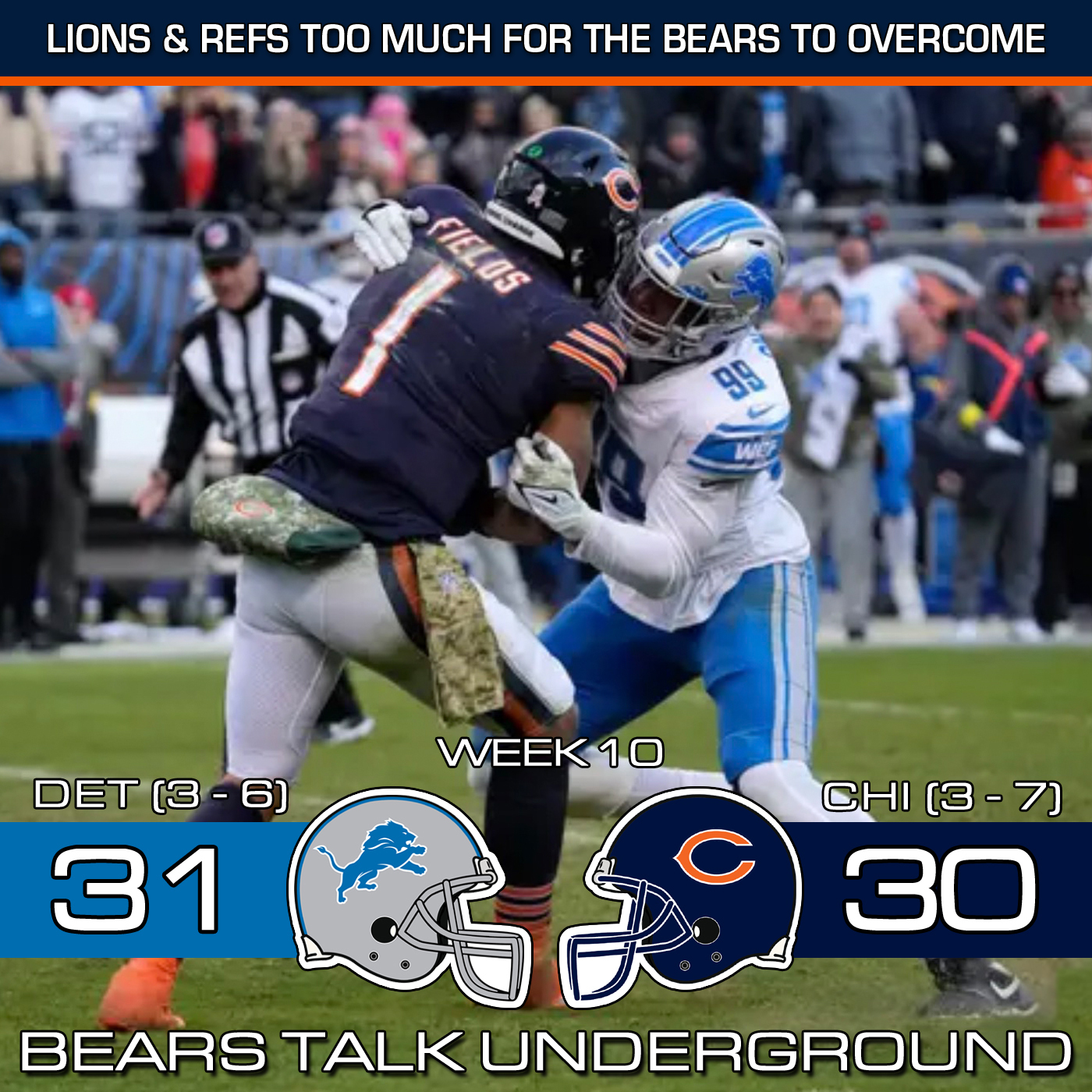 Week Ten Review - Bears Can Beat Lions, But Not Lions & Refs episode artwork