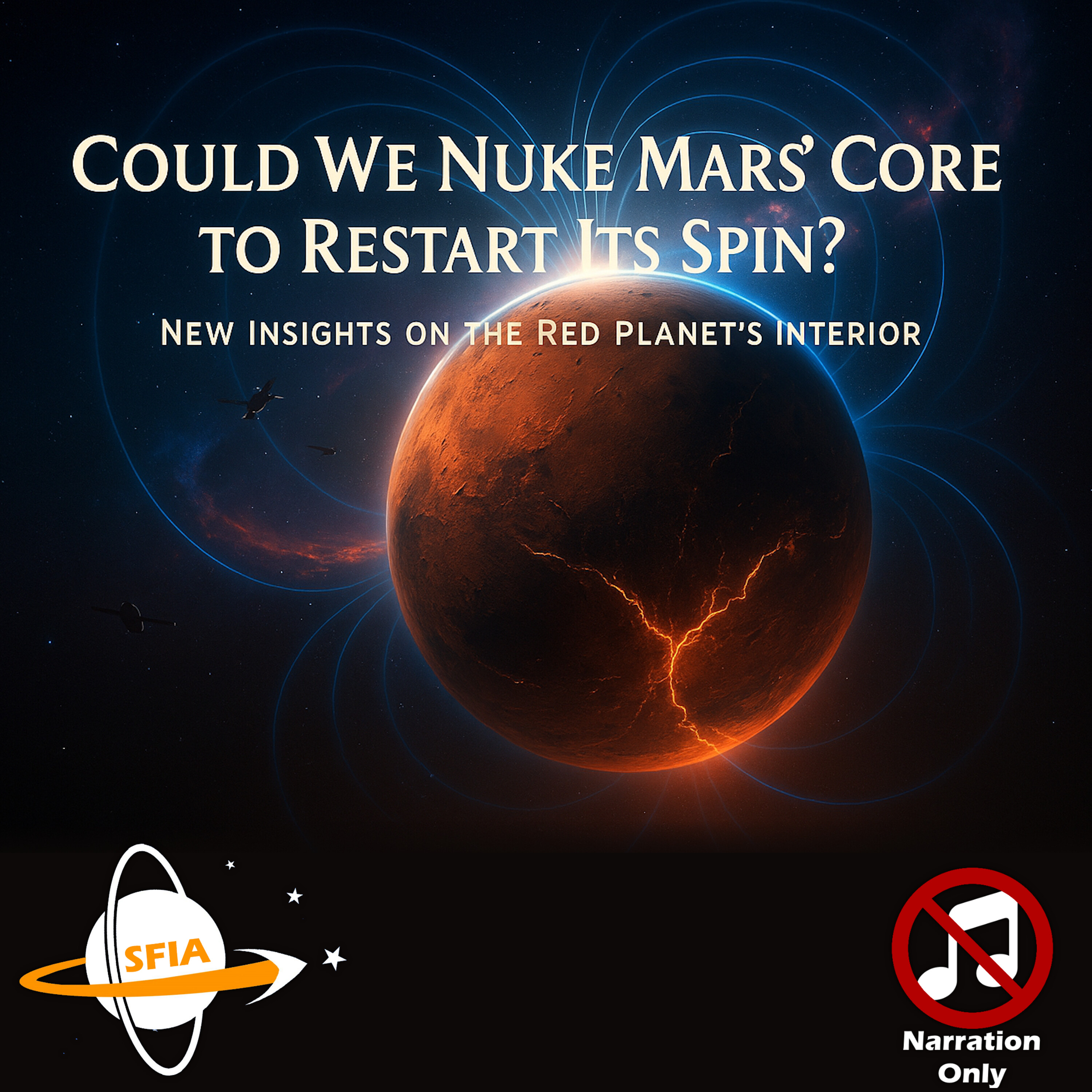 Could We Nuke Mars’ Core to Restart Its Spin? | New Insights on Martian Interior (Narration Only)