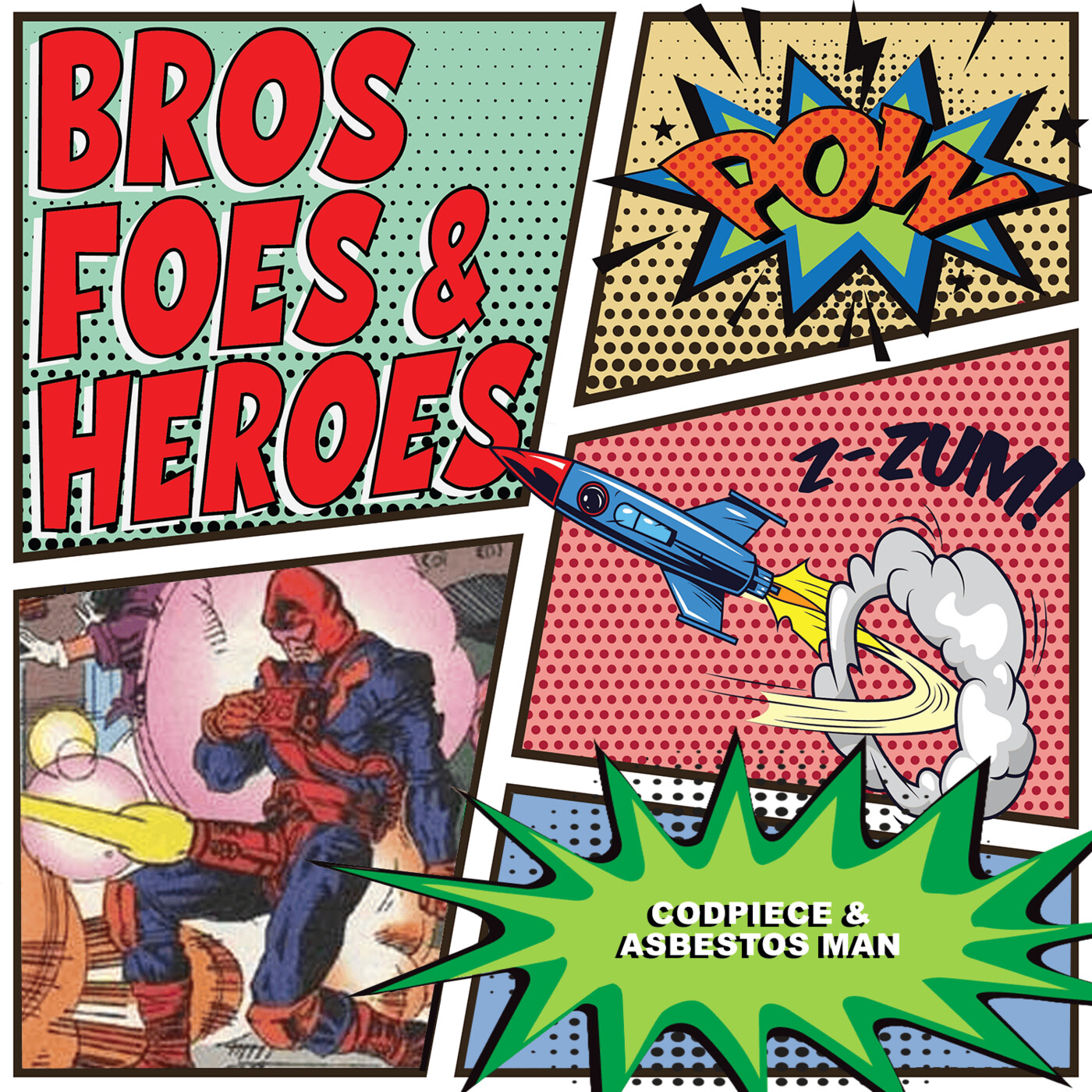 Asbestos Man and CODPIECE episode artwork