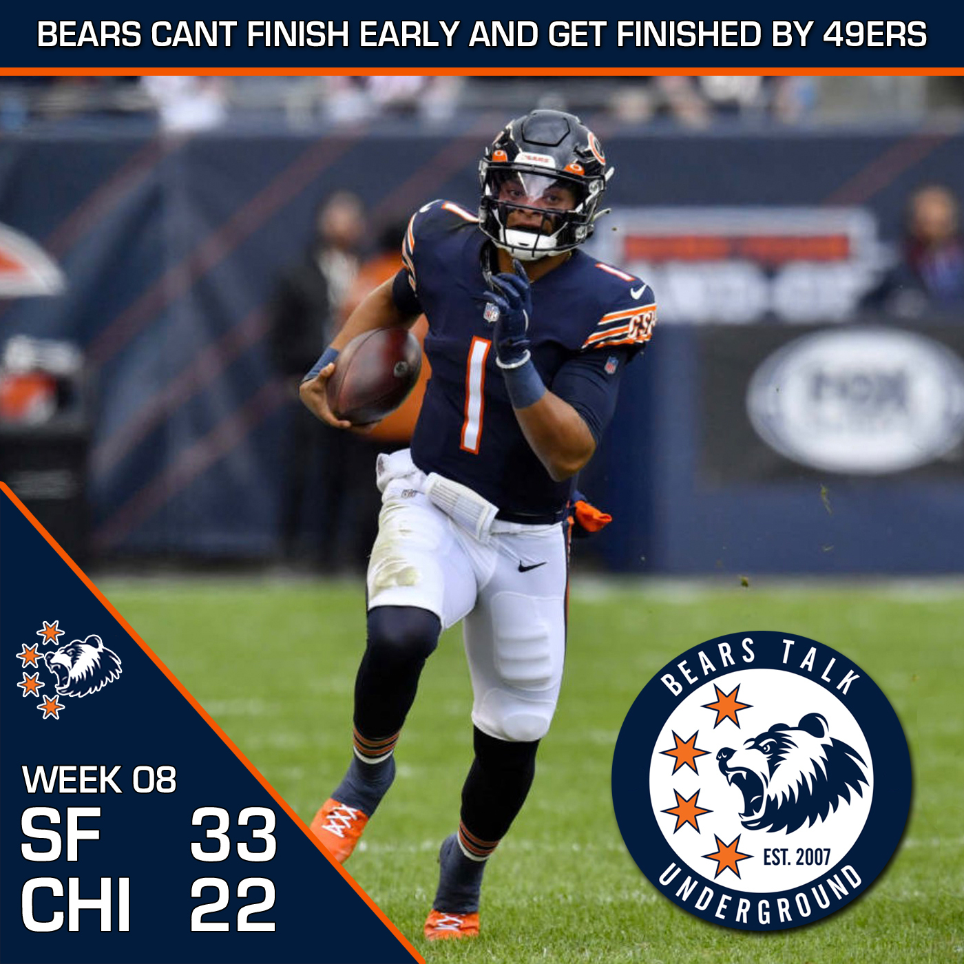 Week Eight Review - Defensive Failure Overshadows Fields Best Performance episode artwork