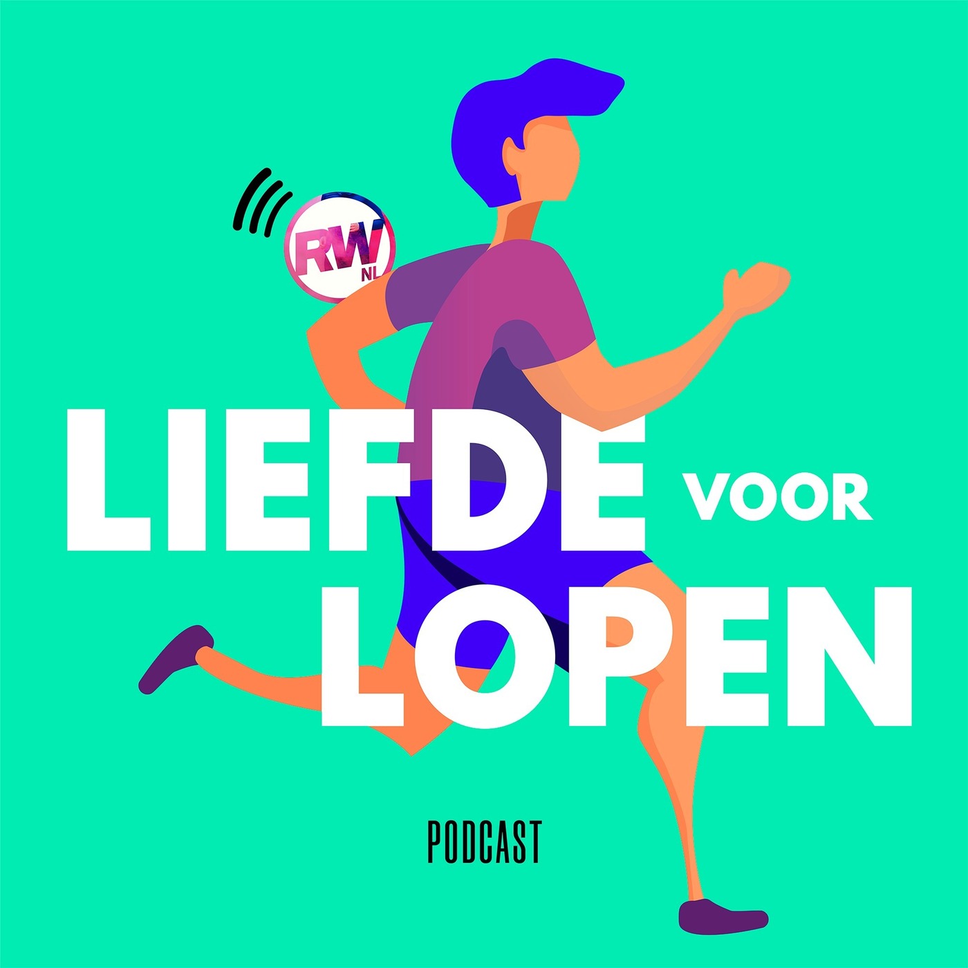 Liefde voor Lopen, de podcast logo