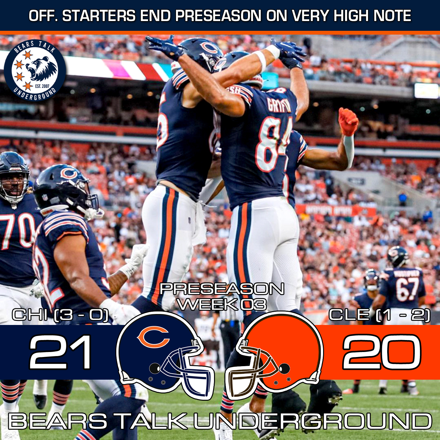 Preseason Week Three Review - Fields Caps Off Preseason on Very High Note episode artwork