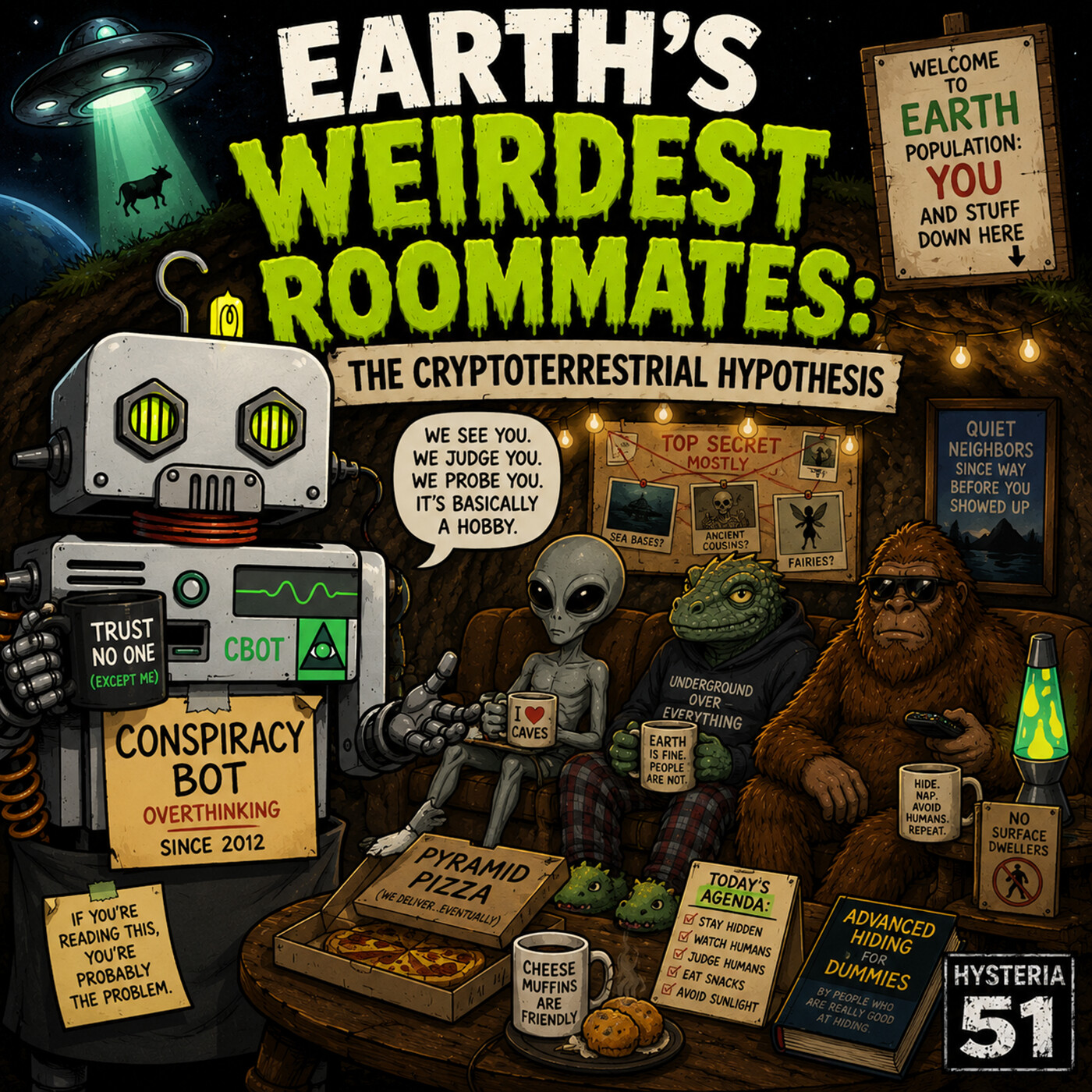 Earth’s Weirdest Roommates: The Cryptoterrestrial Hypothesis | 531