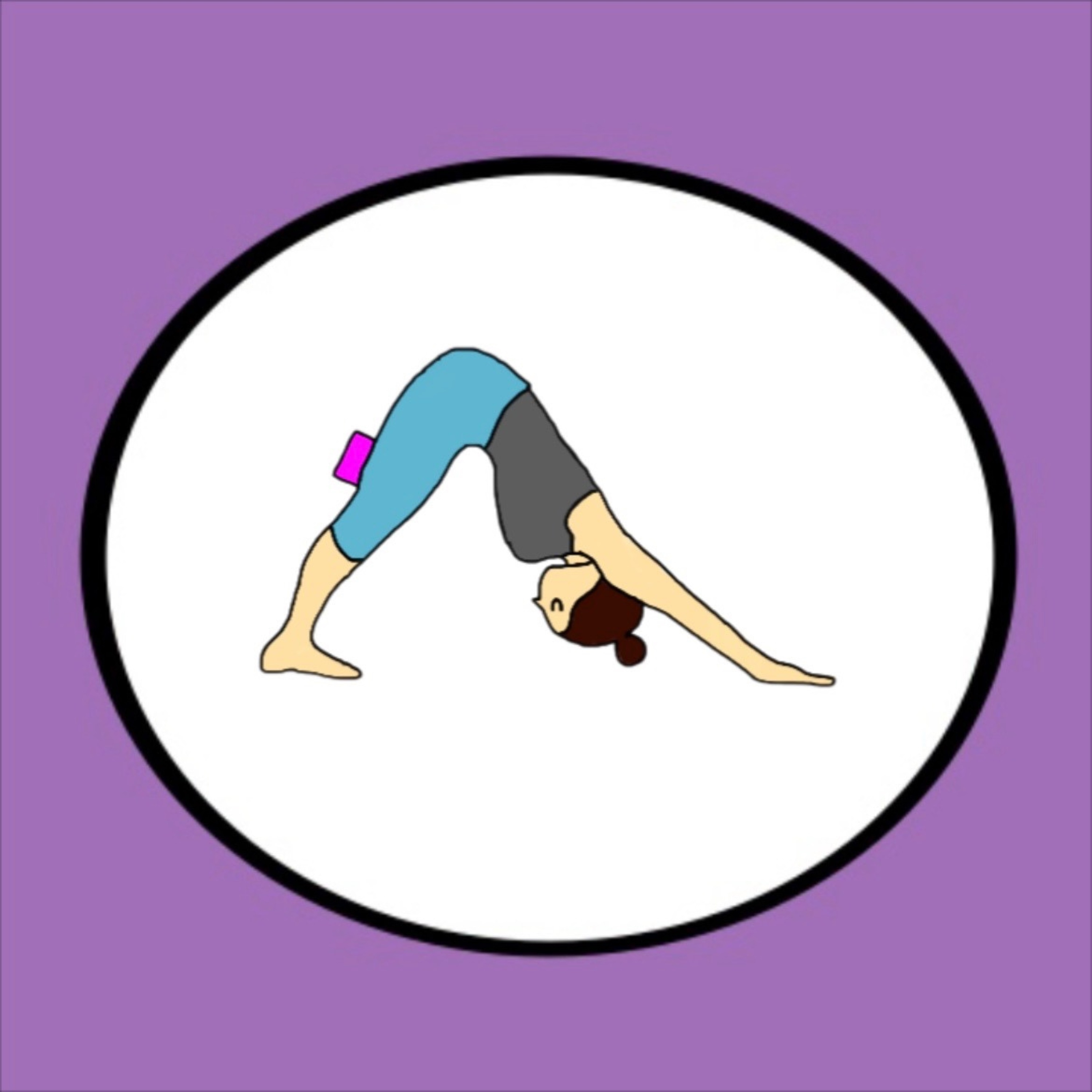 Downward Facing Dog Using a Block to Engage the Thighs