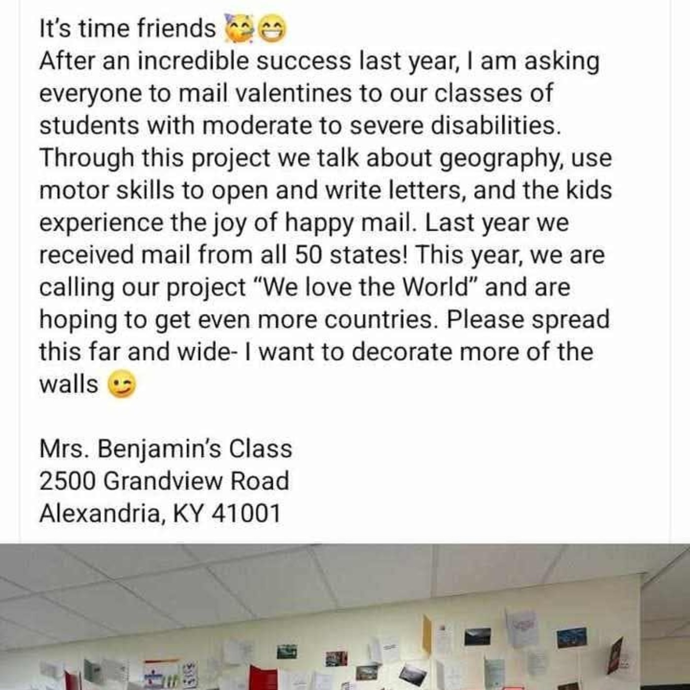 Send Valentines to a Special Needs Class at Campbell Ridge Elementary episode artwork
