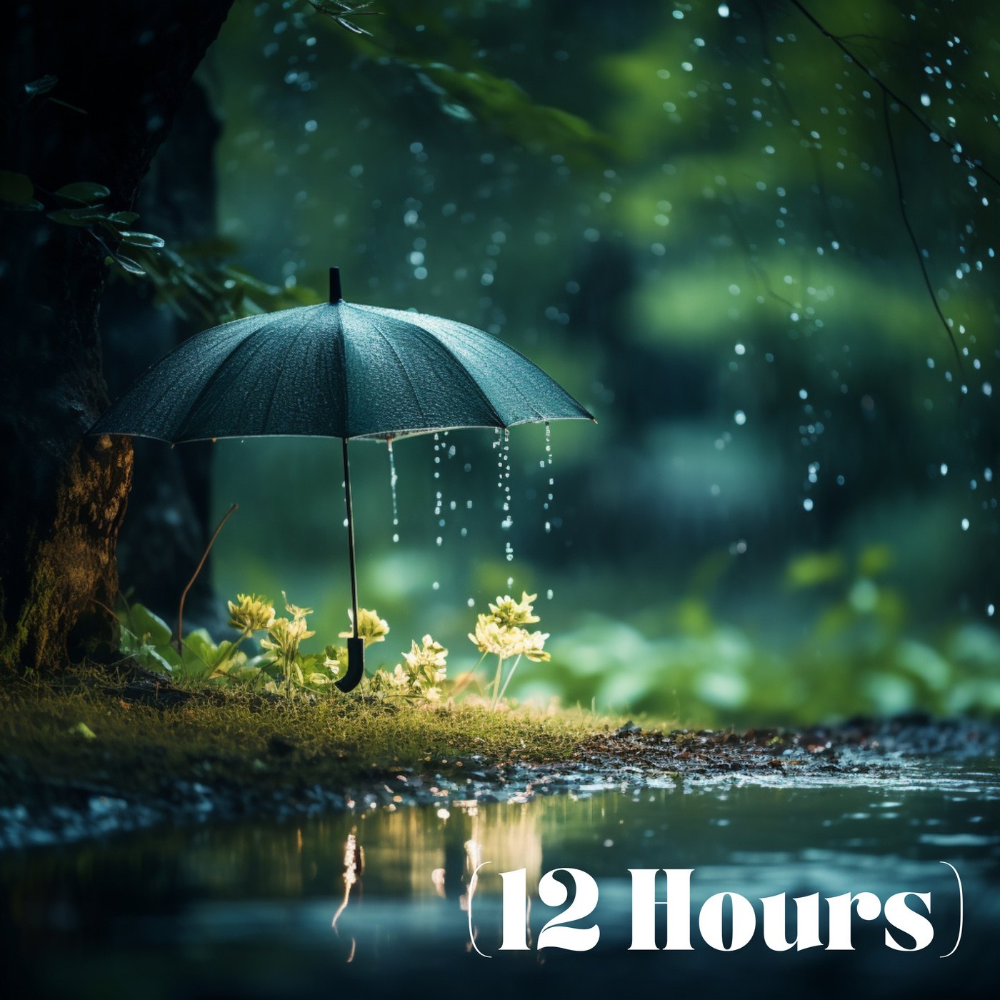 Rain on Umbrella | Sleep Sound (12 Hours)