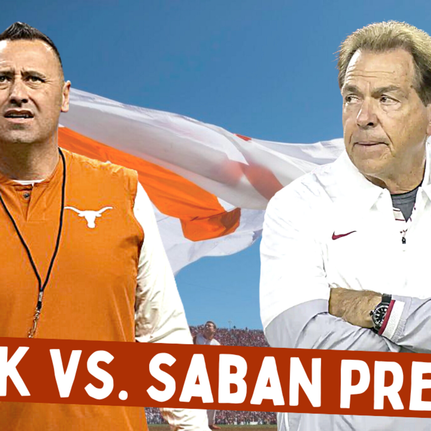 Longhorns vs. Crimson Tide Preview | Sark vs. Saban episode artwork