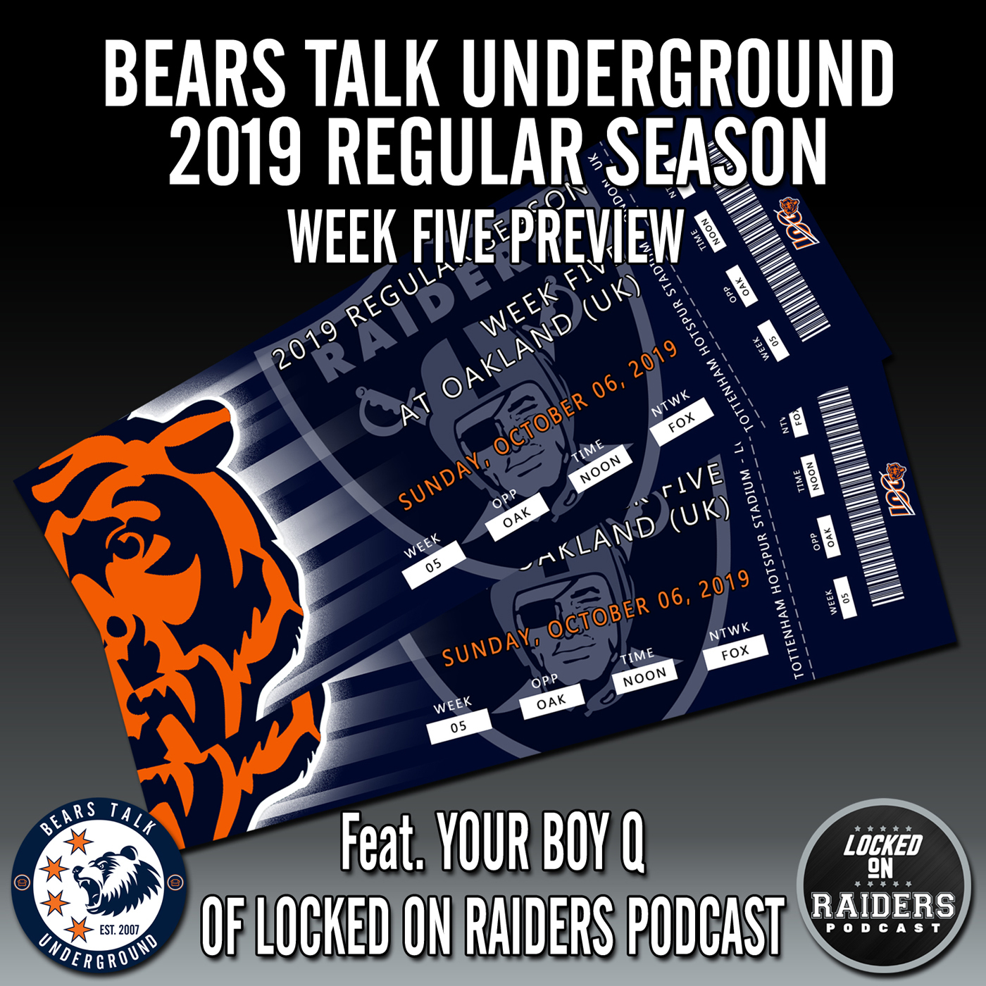 Week Five Preview - Bears at Raiders episode artwork