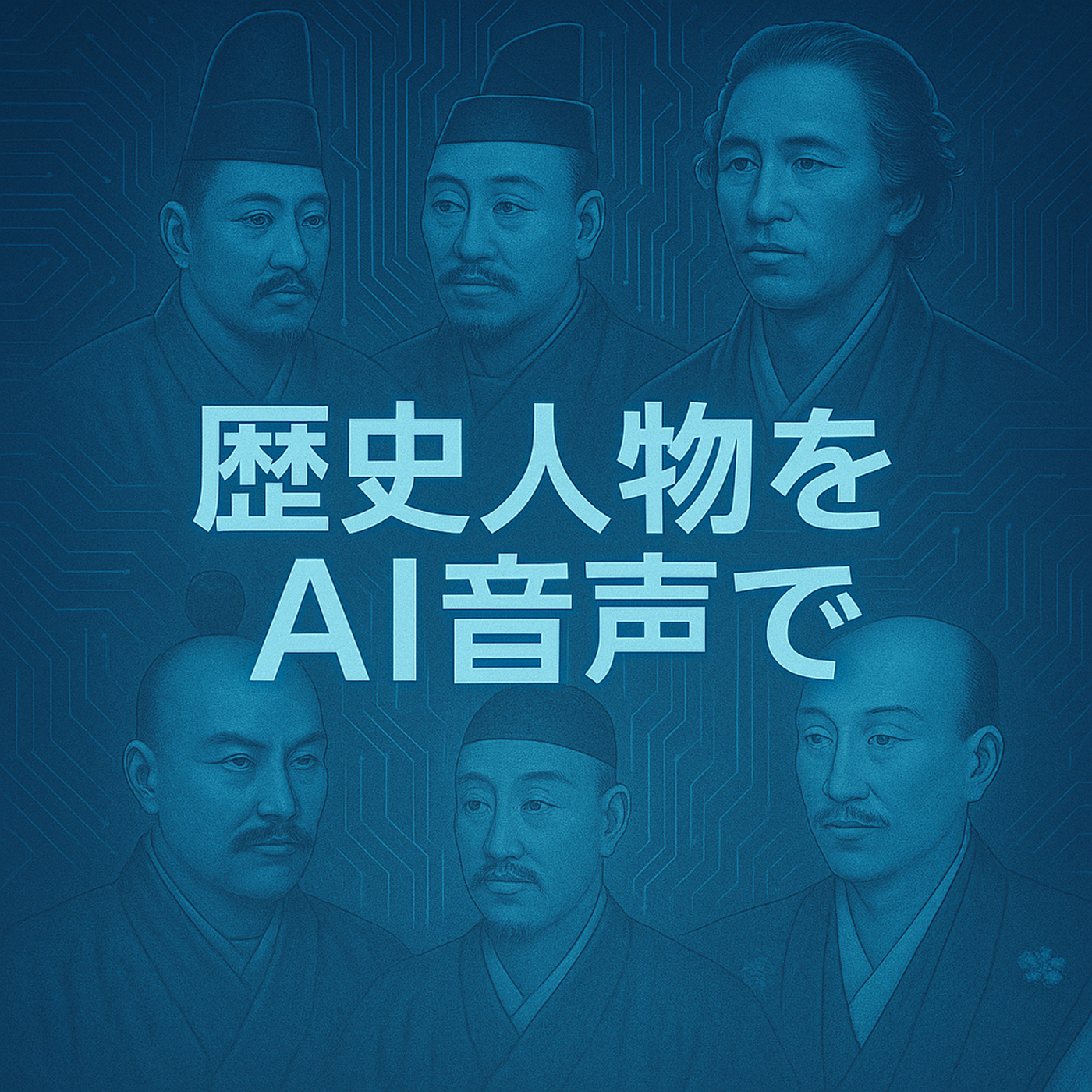 歴史人物をAI音声で