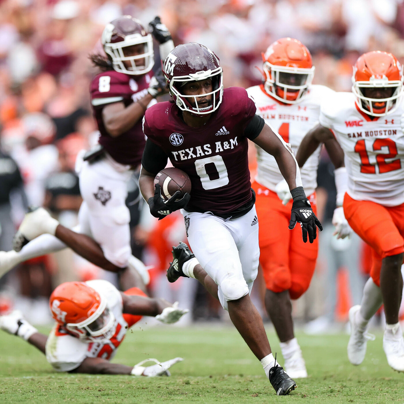 Press Pass: Ainias Smith, Demani Richardson, Fadil Diggs Sam Houston Postgame episode artwork