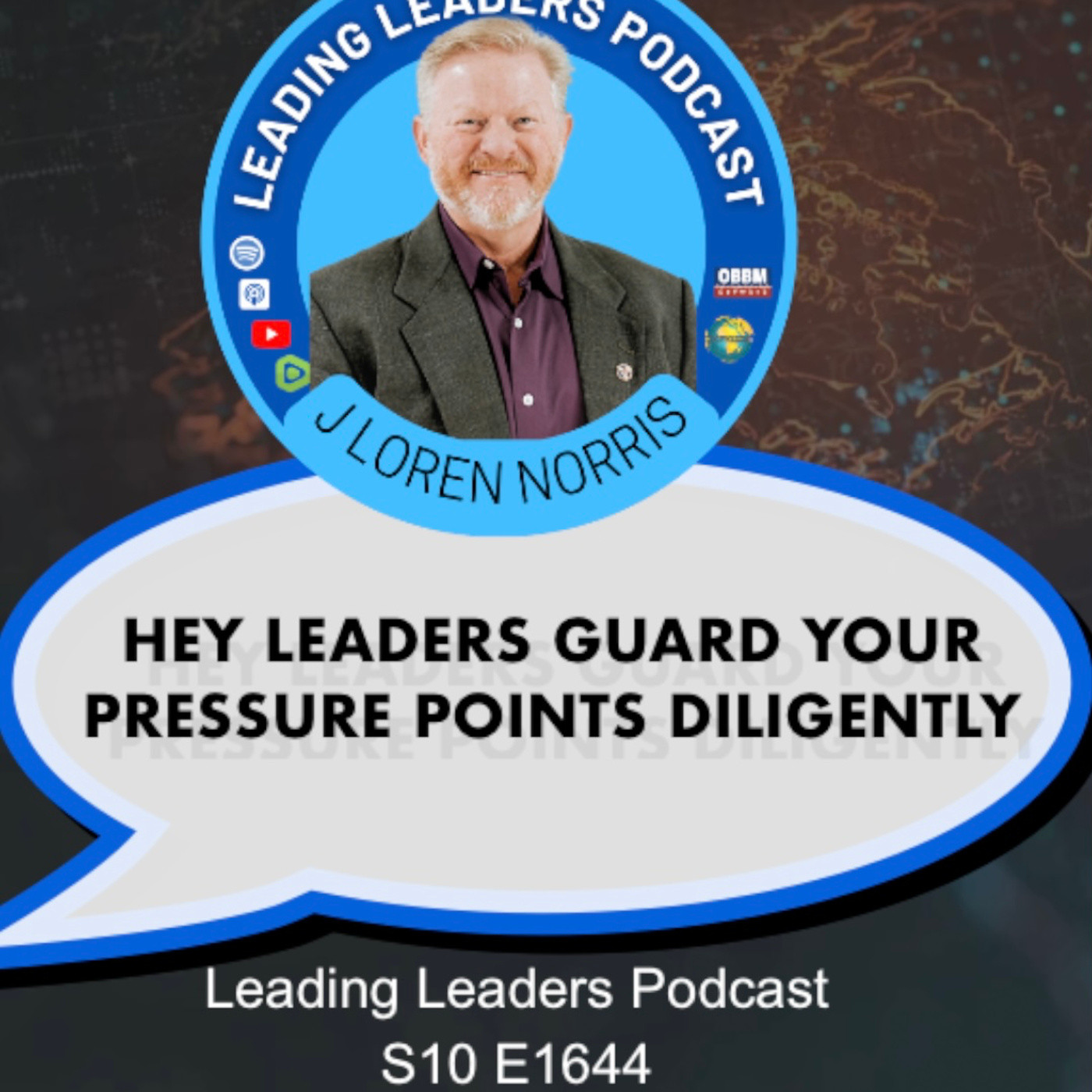 HEY LEADERS GUARD YOUR PRESSURE POINTS DILIGENTLY