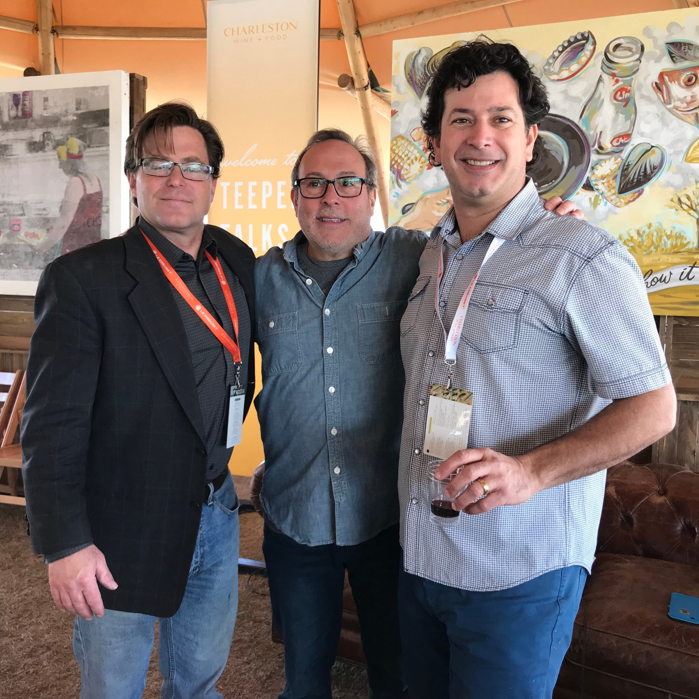 Rob Mondavi Jr. and Rick Rubel at CHSWFF18