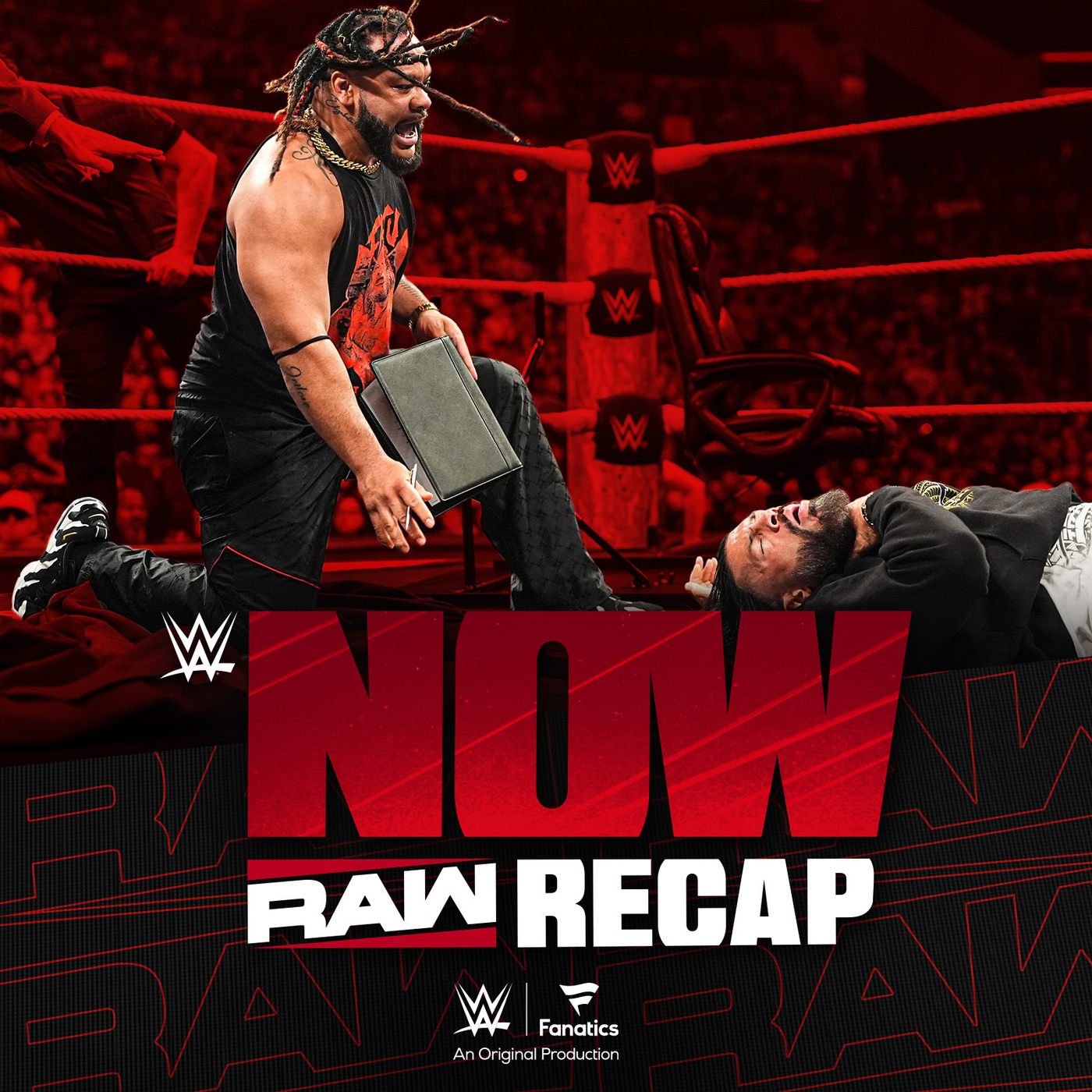 WWE Now - Roman Reigns finds himself in another Tongan Death Grip | Raw Recap episode artwork