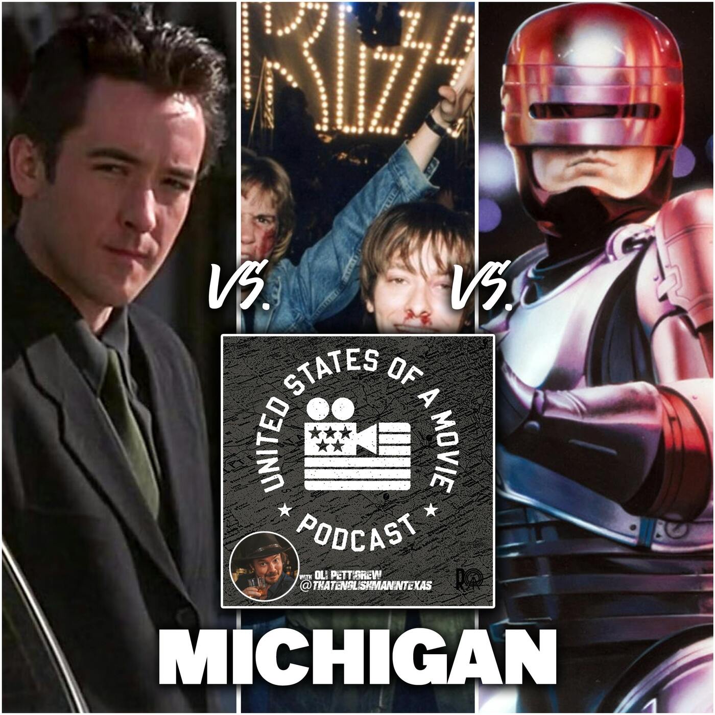 Michigan: Robocop vs Detroit Rock City vs Grosse Point Blank episode artwork