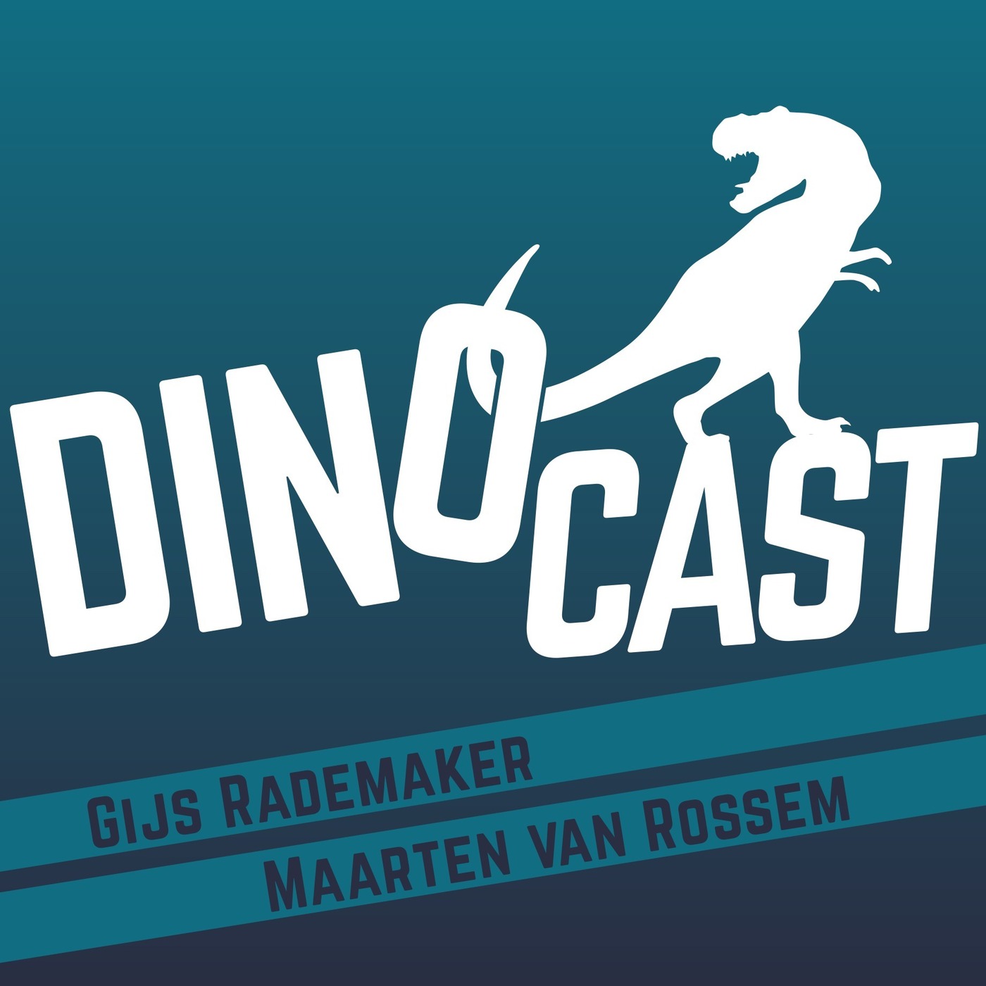 DinoCast - de dinosauriër podcast met Maarten van Rossem en Gijs Rademaker logo