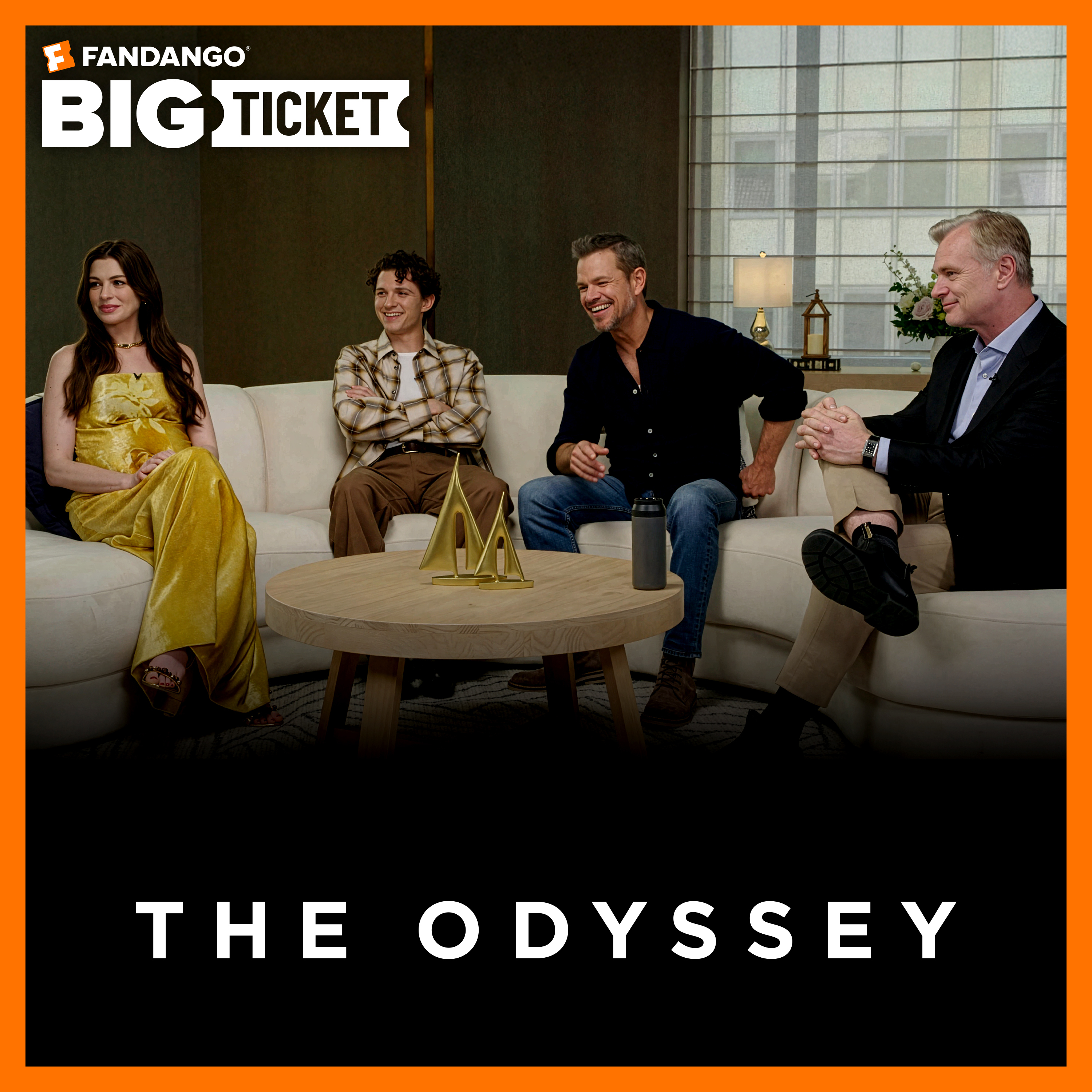 “How?!” Matt Damon, Anne Hathaway & Tom Holland on Christopher Nolan’s Film Methods in ‘The Odyssey’ episode artwork