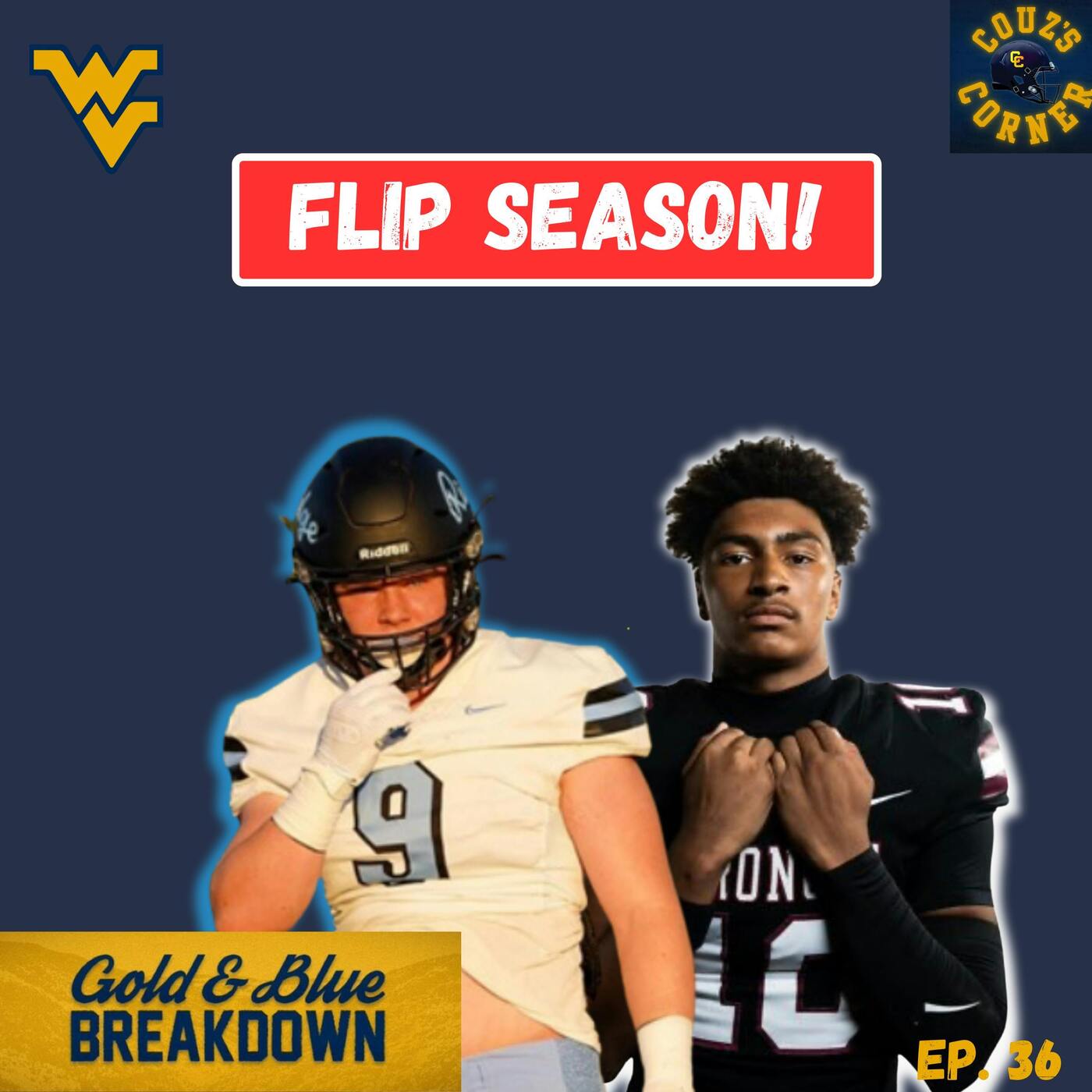 WVU Football FLIPS Big 12 Commit! | Gold & Blue Breakdown Ep  36 episode artwork