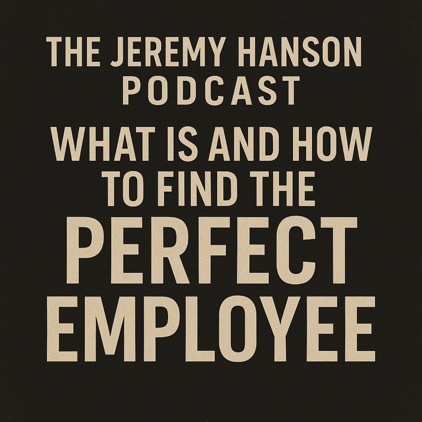 The Jeremy Hanson Podcast / Optimized Entrepreneur
