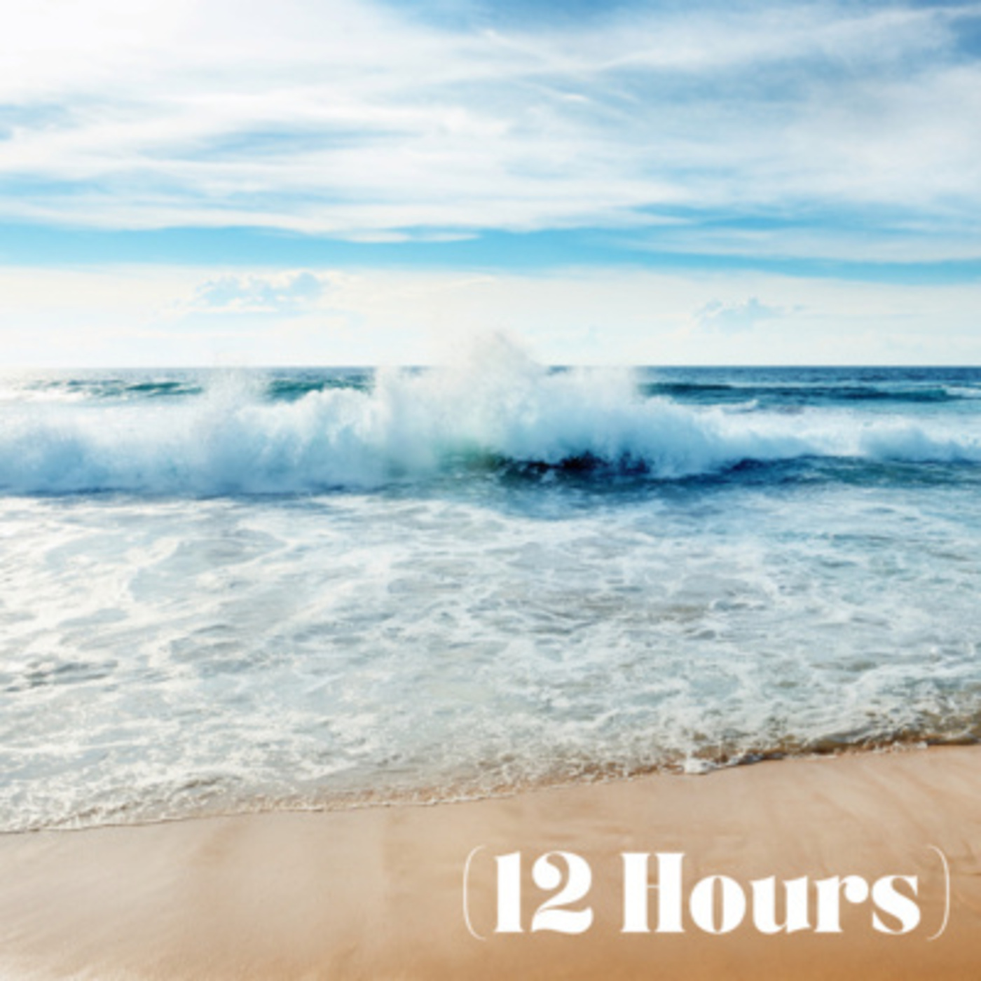 Ocean Waves Crashing on Beach | Sleep Sound (12 Hours)