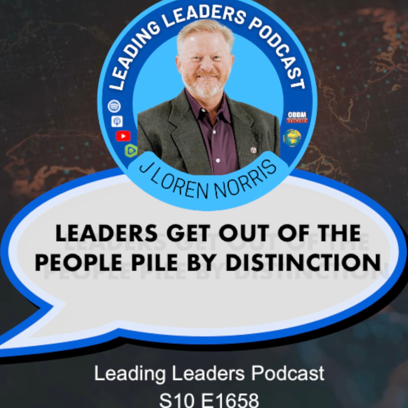 LEADERS GET OUT OF THE PEOPLE PILE BY DISTINCTION