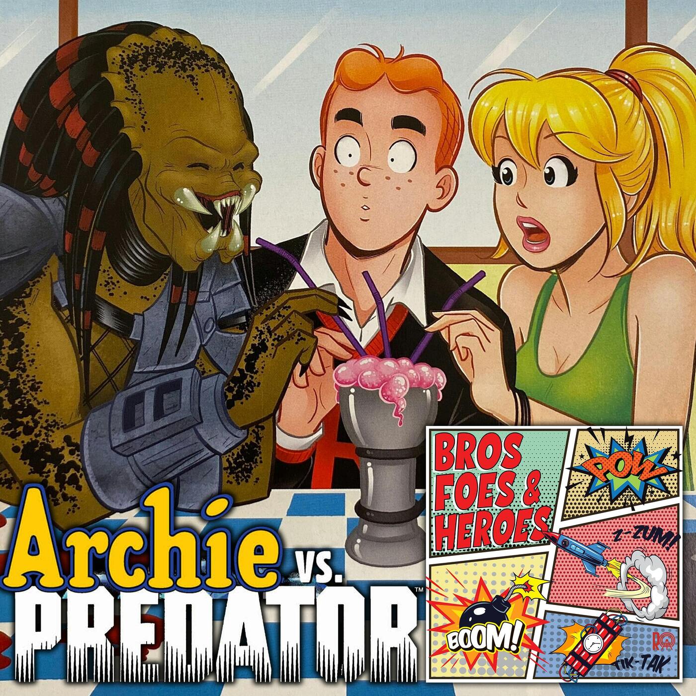 Dark Horse Comics and Archie Comics: Archie vs Predator by Alex de Campi and drawn by Fernando Ruiz episode artwork