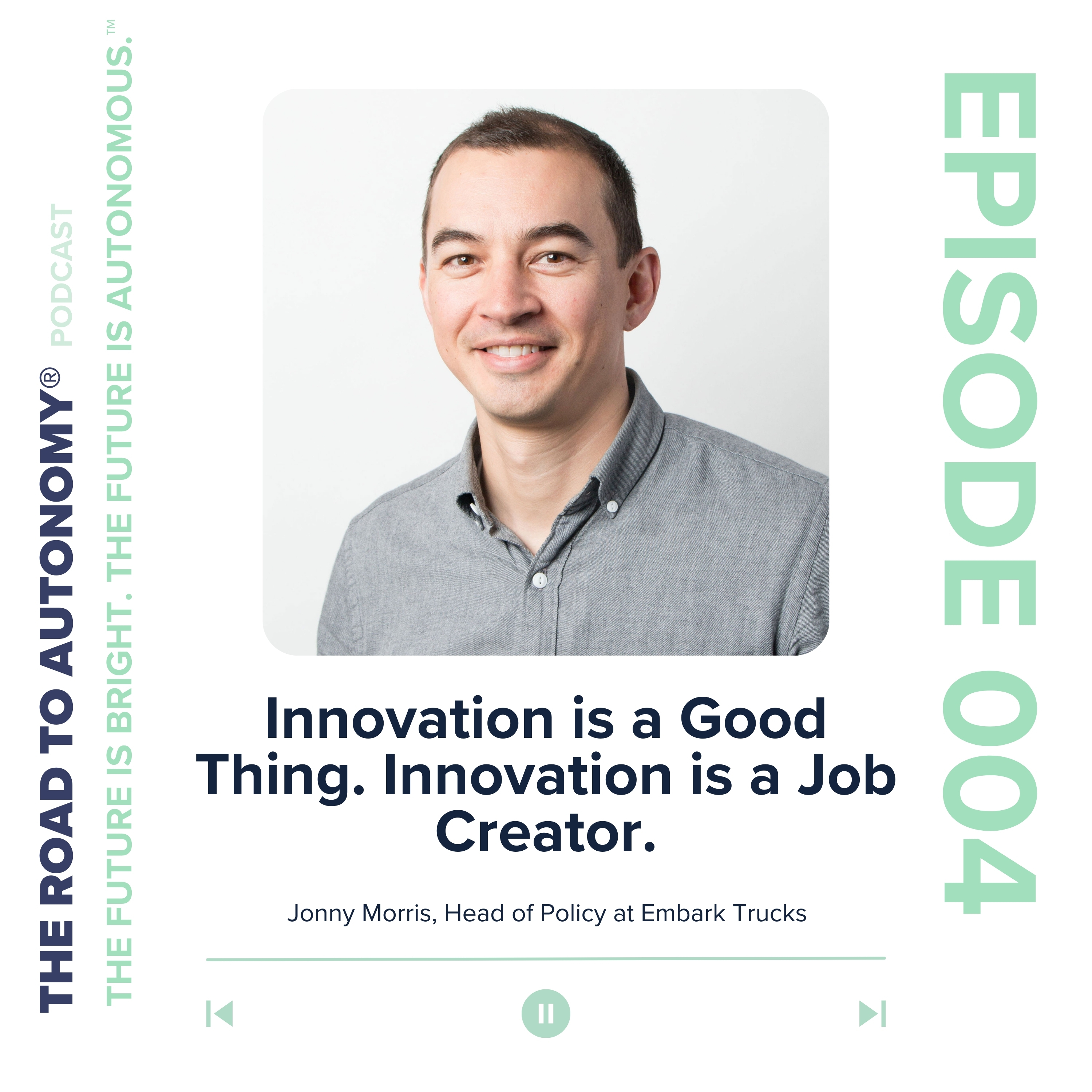 cover of episode Episode 4 | Innovation is a Good Thing. Innovation is a Job Creator.