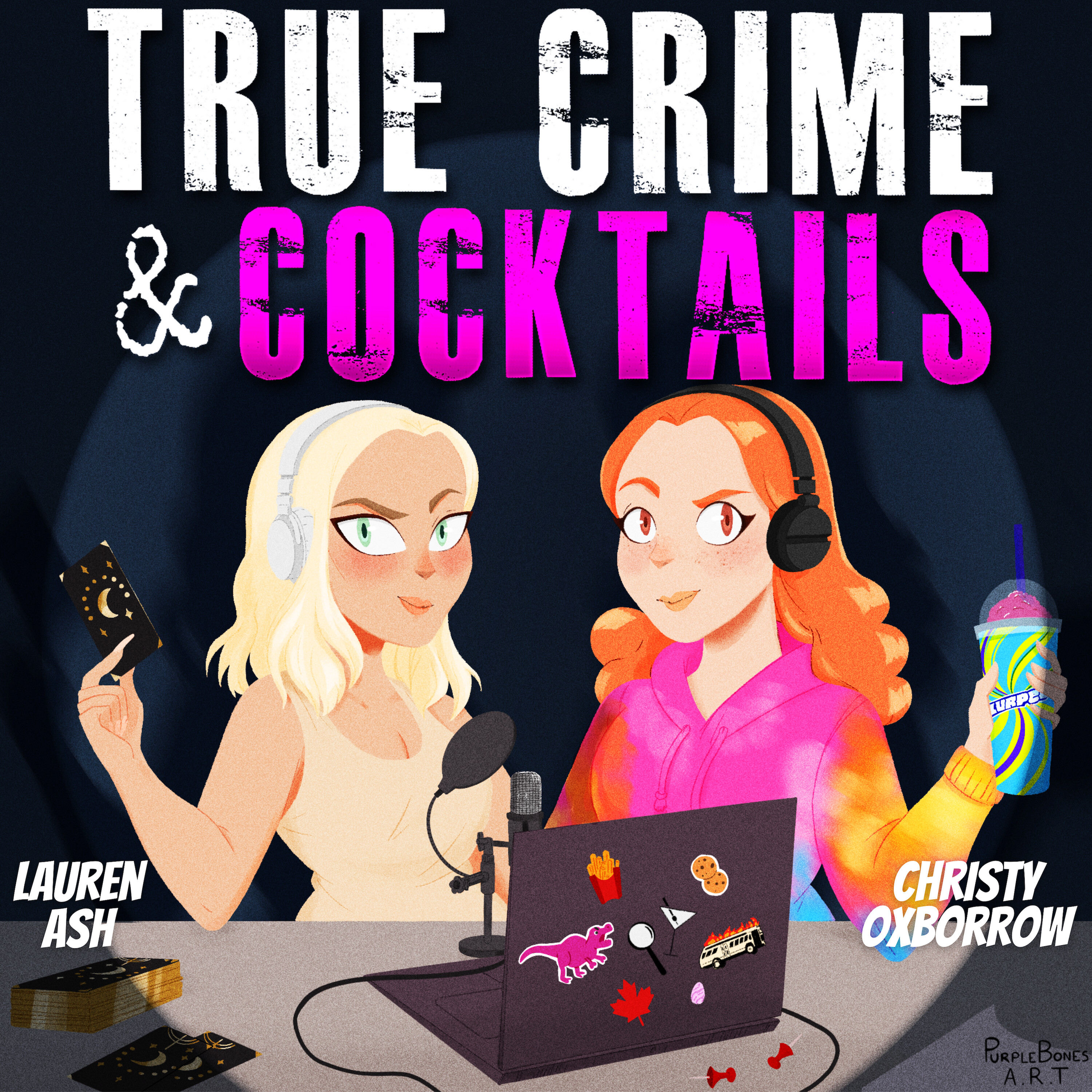 True Crime & Cocktails Artwork