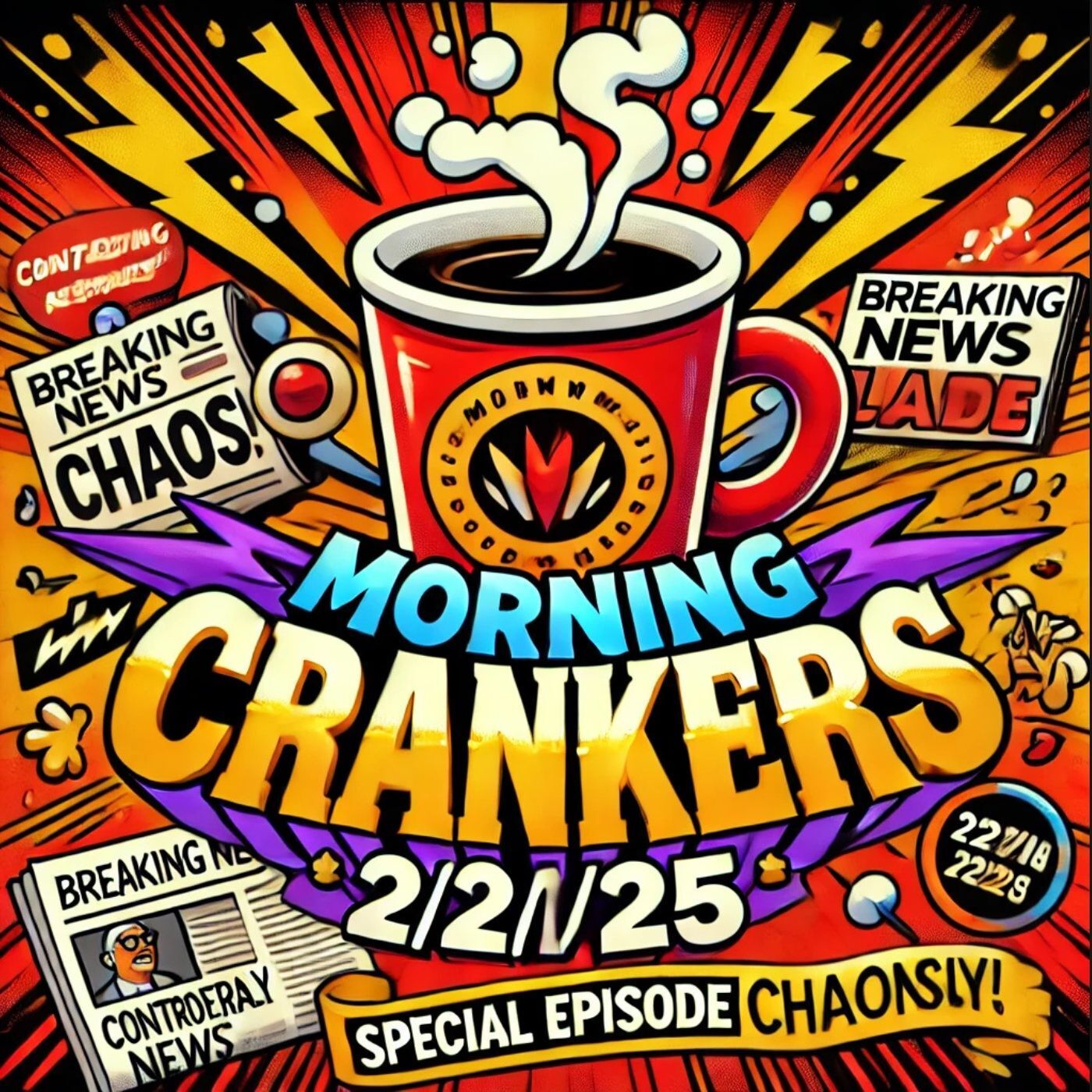 Morning Crankers: Comedy - News & Outrageous Real-Life Stories