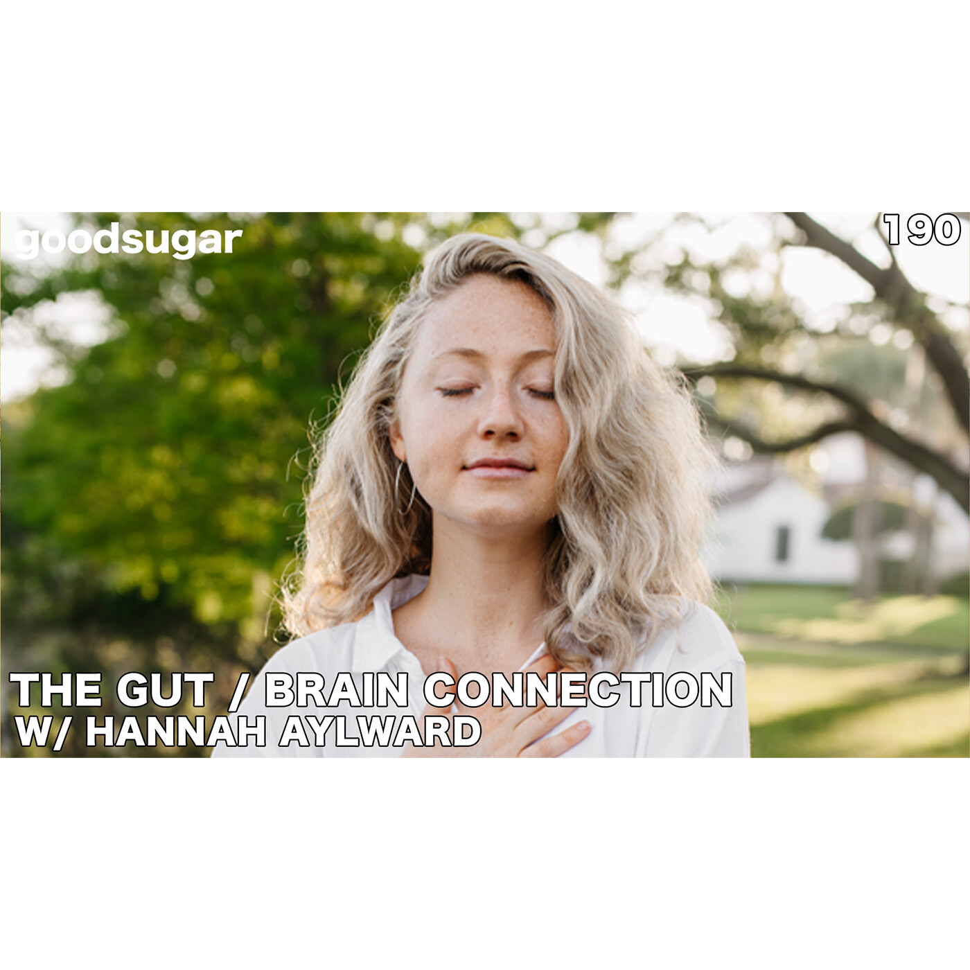 The Gut/Brain Connection w/ Hannah Aylward | goodsugar 190 episode artwork