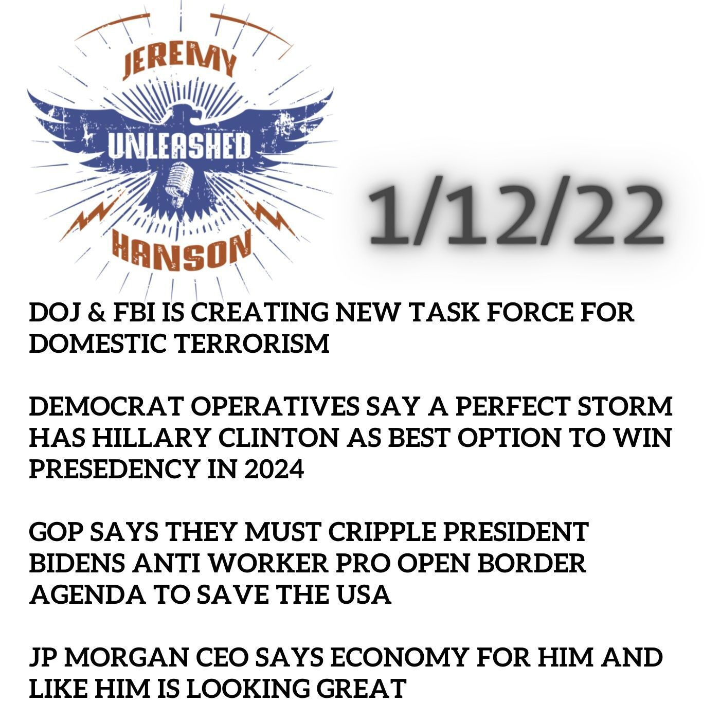 Outrageous US Chamber Of Commerce declares war on American workers,  DOJ & FBI New Taskforce episode artwork