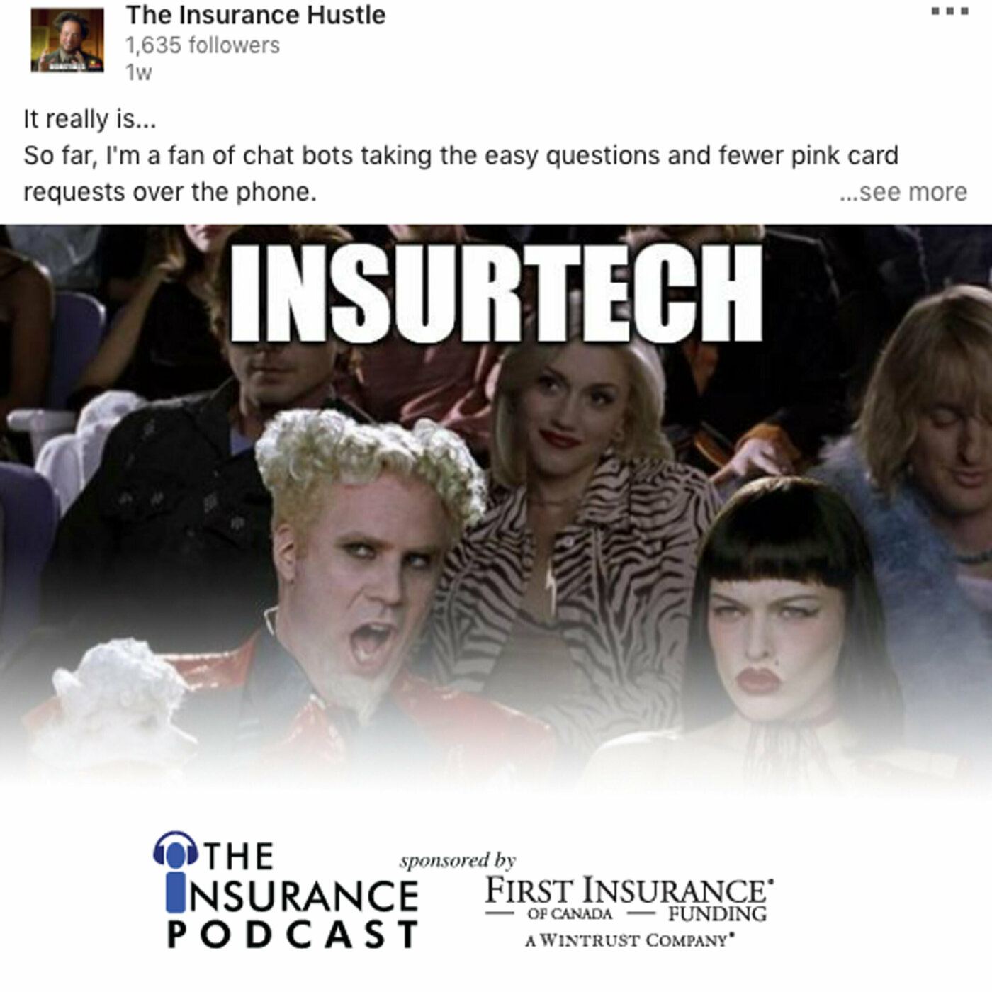 Insurance is a Hustle but it's funny too.... Image