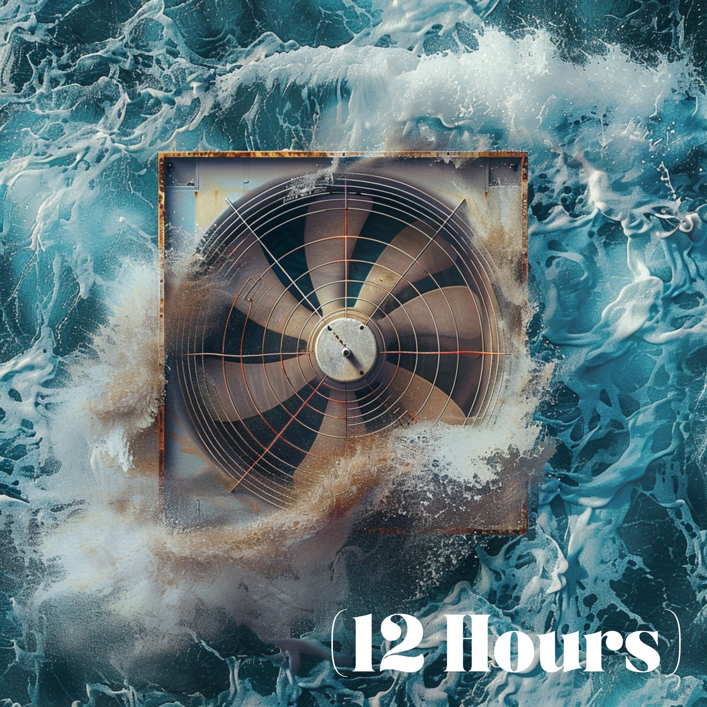 Brown Noise & Ocean Waves & Fan | Sleep Sound (12 Hours)