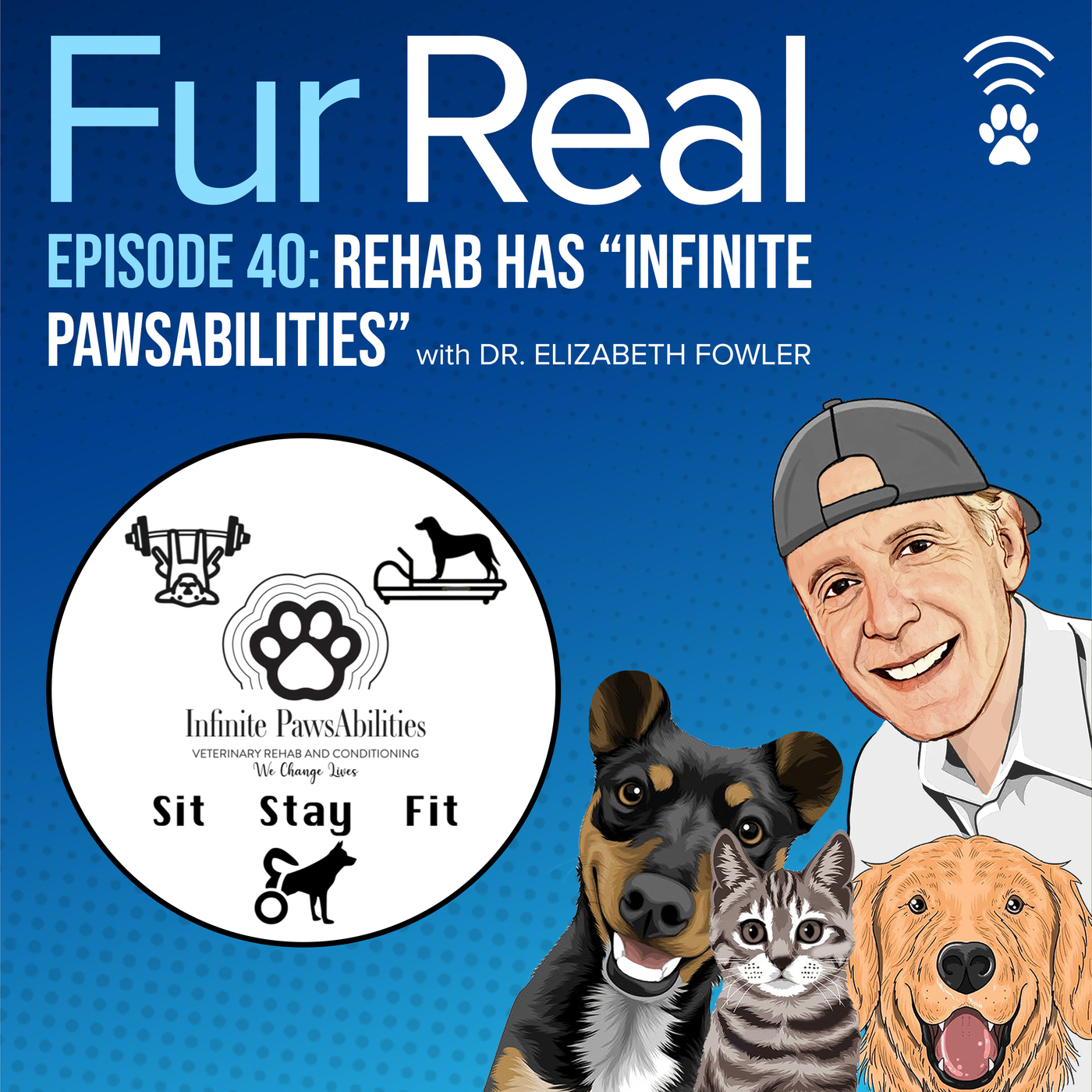 Rehab has "INFINITE PAWSABILITIES" with Dr. Elizabeth Fowler