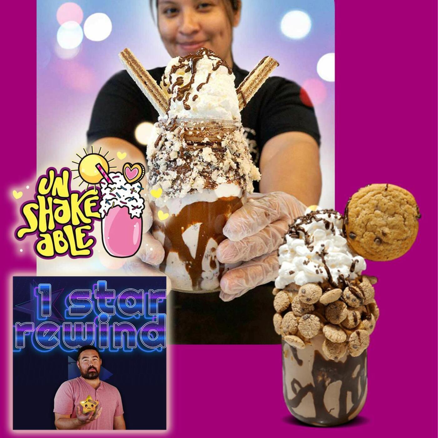 Jen with Unshakable Milkshakes episode artwork