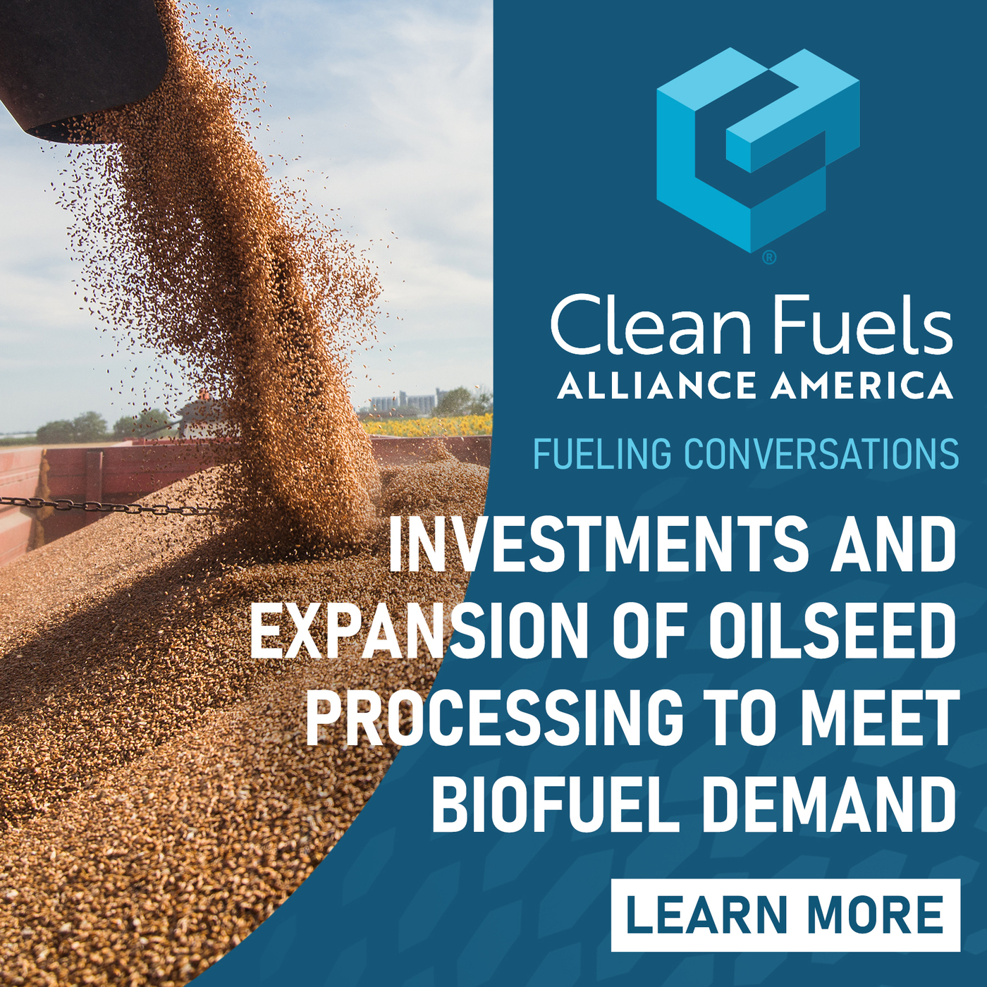 Investments and expansion of oilseed processing to meet biofuel demand