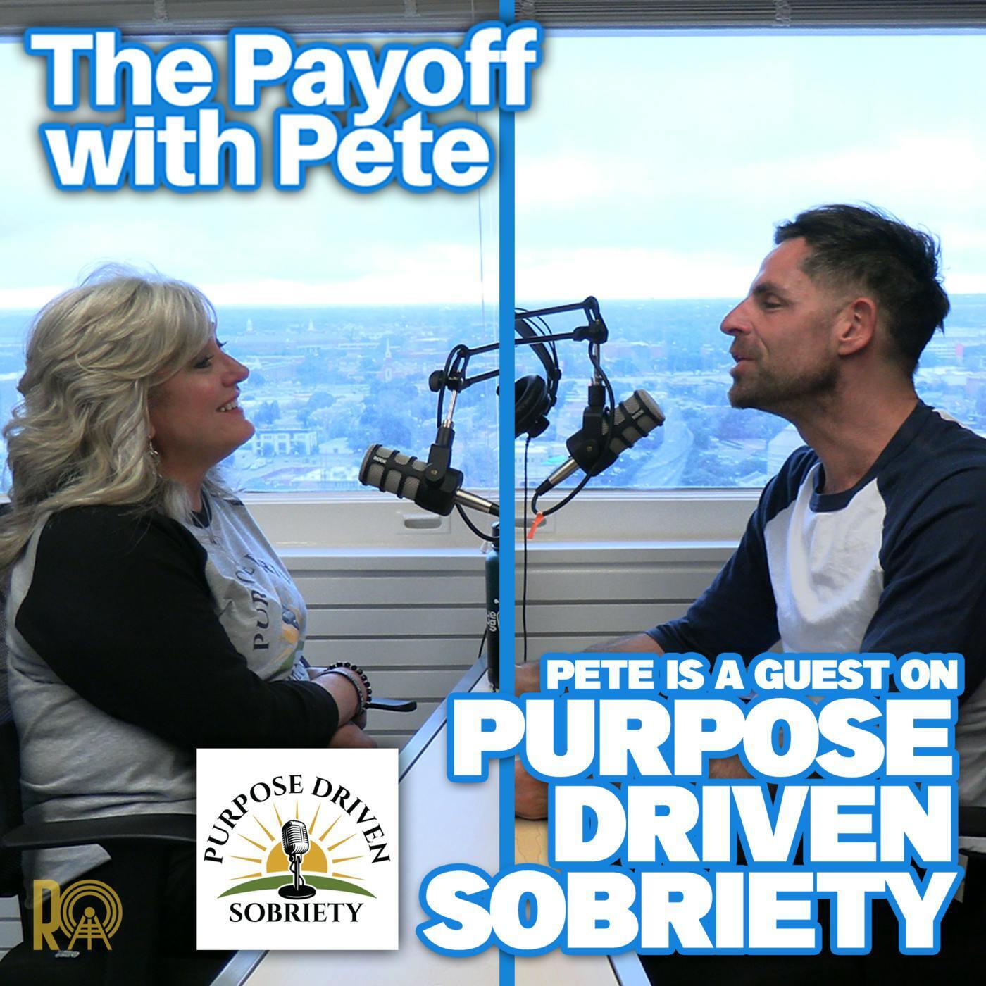 Pete guests on Purpose Driven Sobriety episode artwork