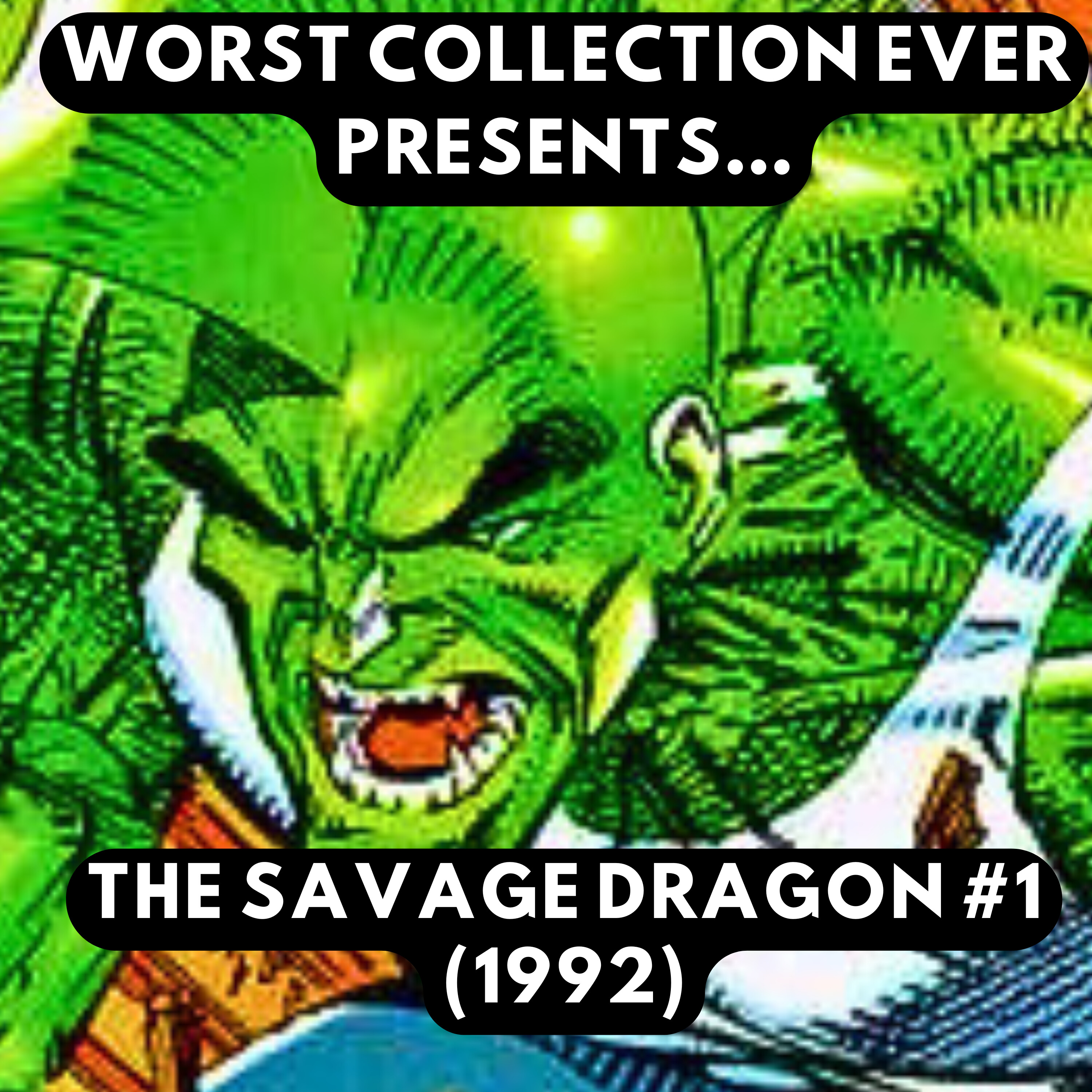 Savage Dragon in the Meaty Men Parade