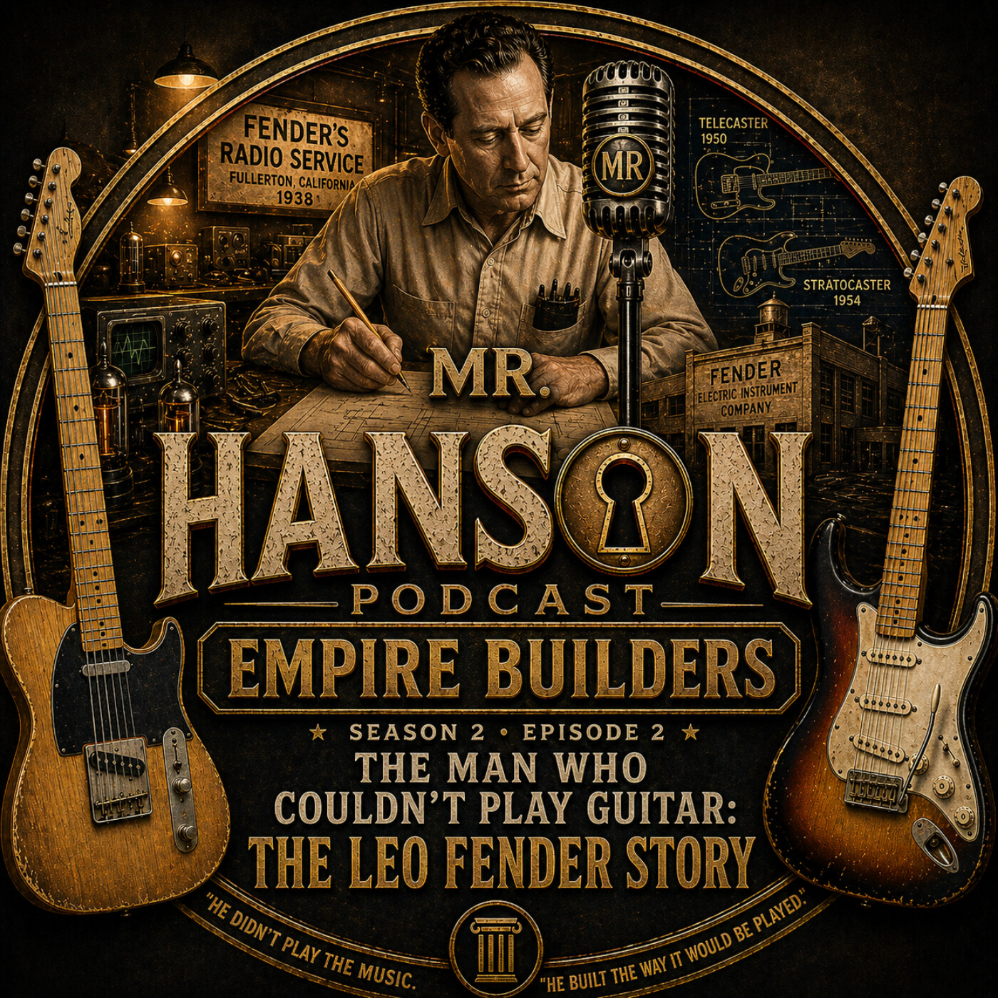 S E1: "The Man Who Couldn't Play Guitar: The Rise of Leo Fender"
