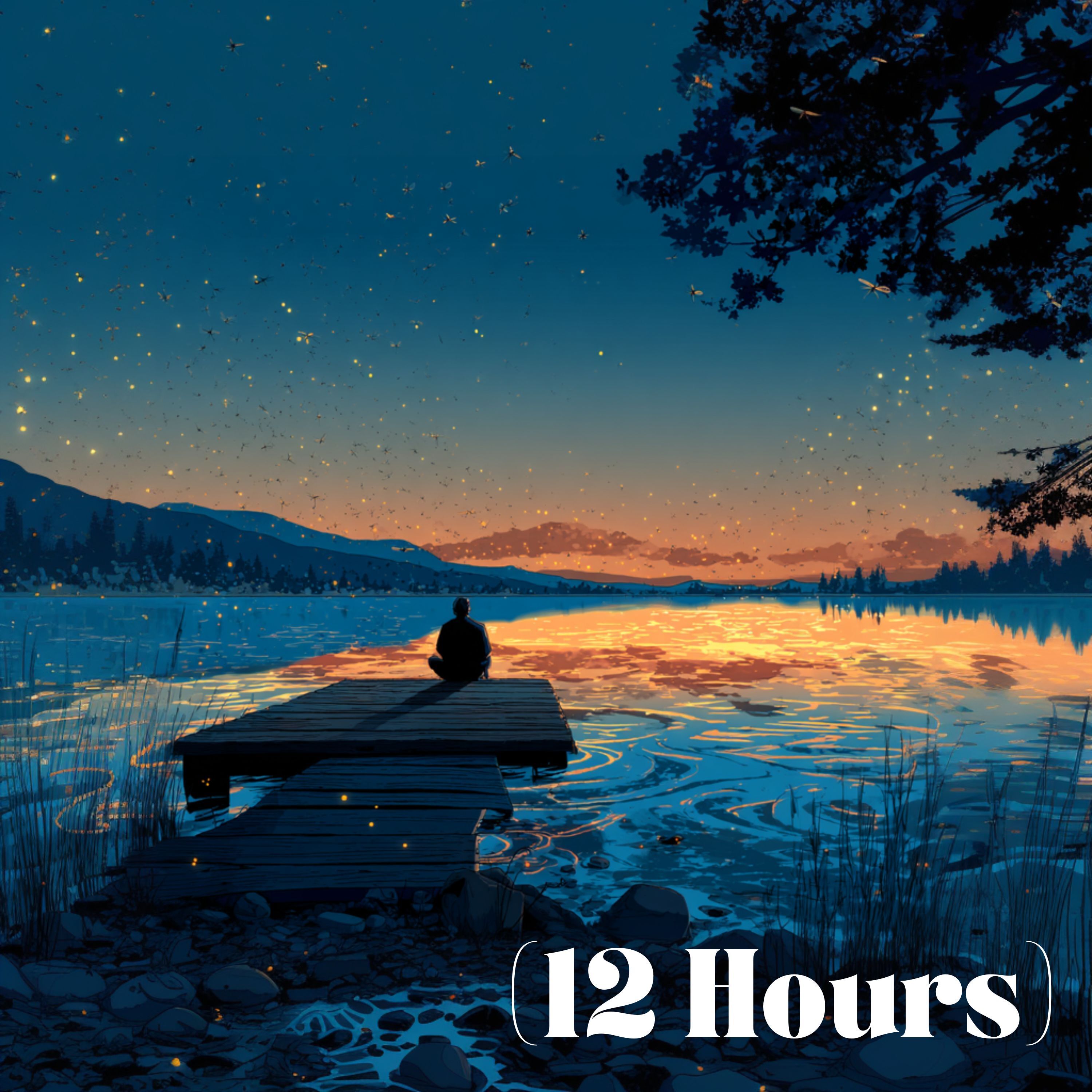 Lakeside Motion at Sundown | Sleep Sound (12 Hours)