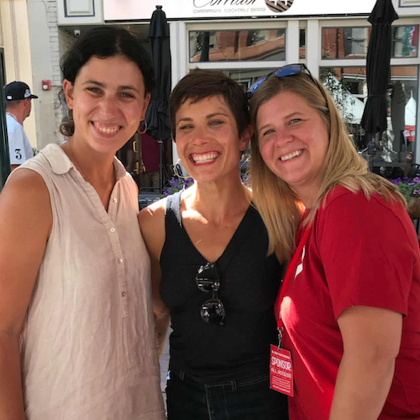 Sarah Palki of Whole Foods and Lentine Alexis of Cured Denver at Slow Food Nations 2019