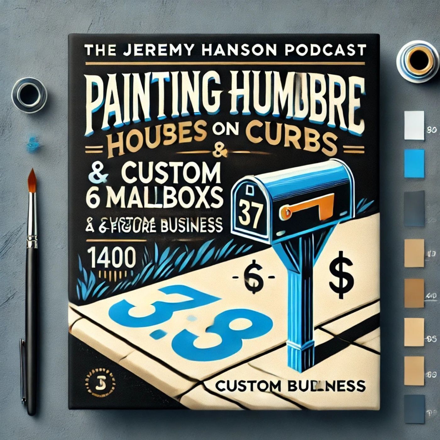 🎨 How Painting House Numbers on Curbs & Custom Mailboxes Can Be a 6-Figure Business! 🚀