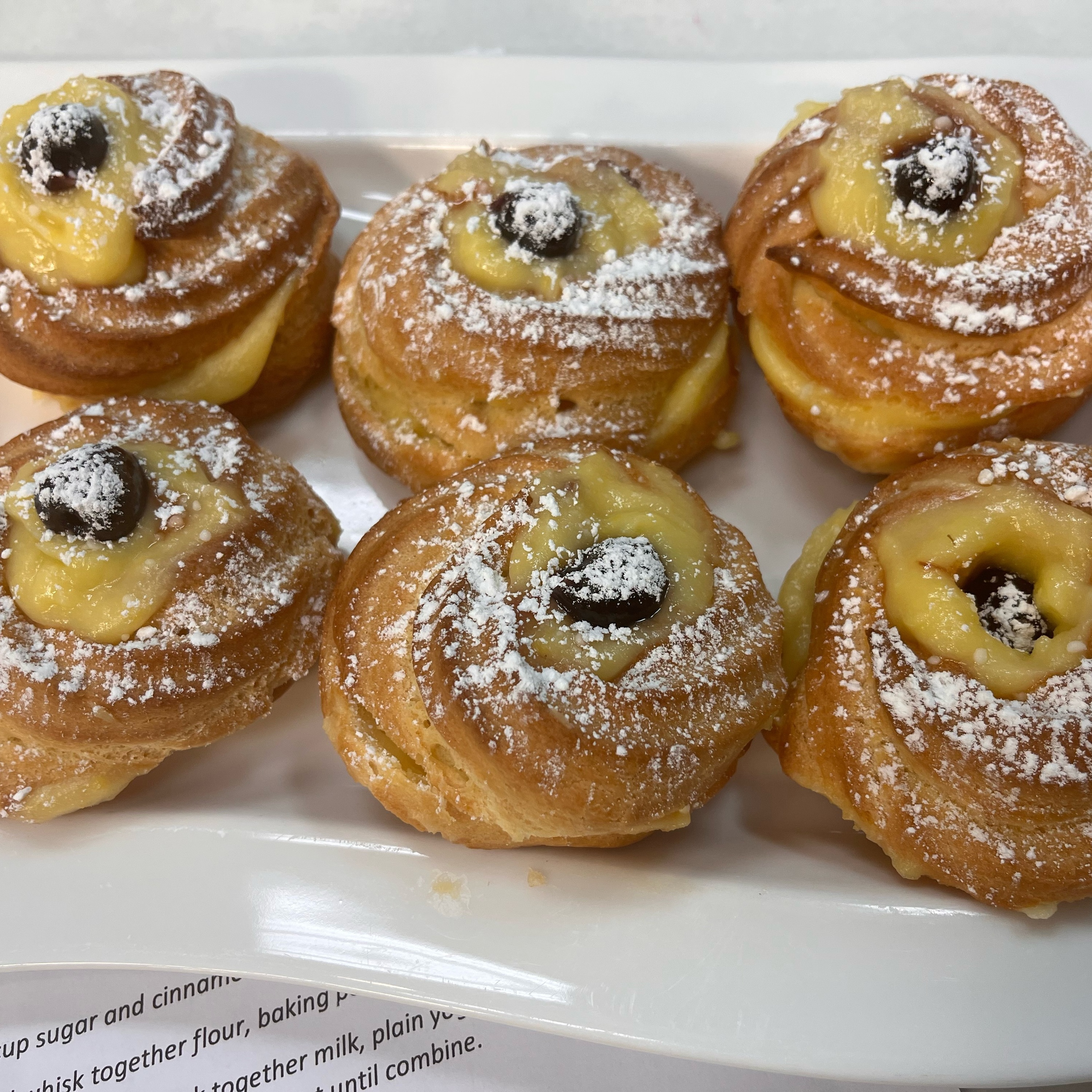 Zeppole for St. Joseph's Day