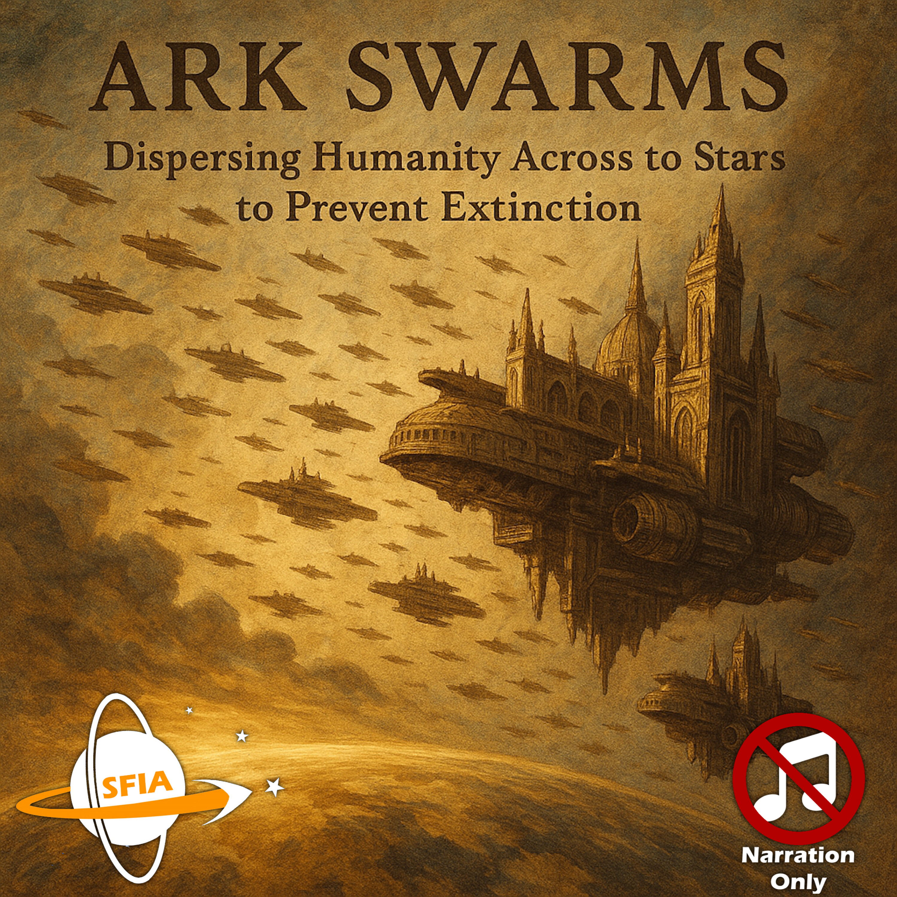 Ark Swarms - Dispersing Humanity Across the Stars to Prevent Extinction (Narration Only)