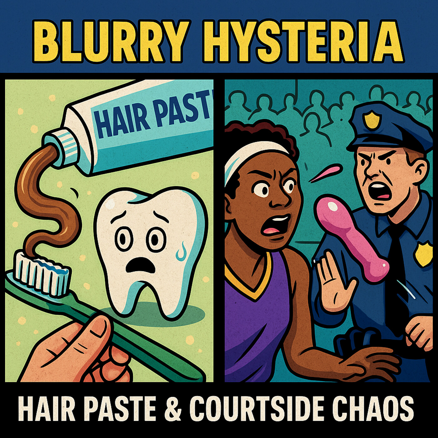 Blurry Hysteria: Hair Paste & Courtside Chaos | 444 Blurry Hysteria: Hair Paste & Courtside Chaos | 444