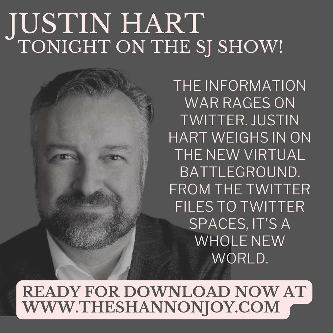 Thursday January 12 - The Information War Rages On Twitter. Justin Hart Weighs In On The New Virtual Battleground In The Era Of 5G Warfare.